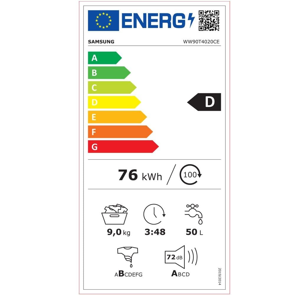 Samsung Ww90t4020ce/ah 9 Kg 1200 Devir Çamaşır Makinesi