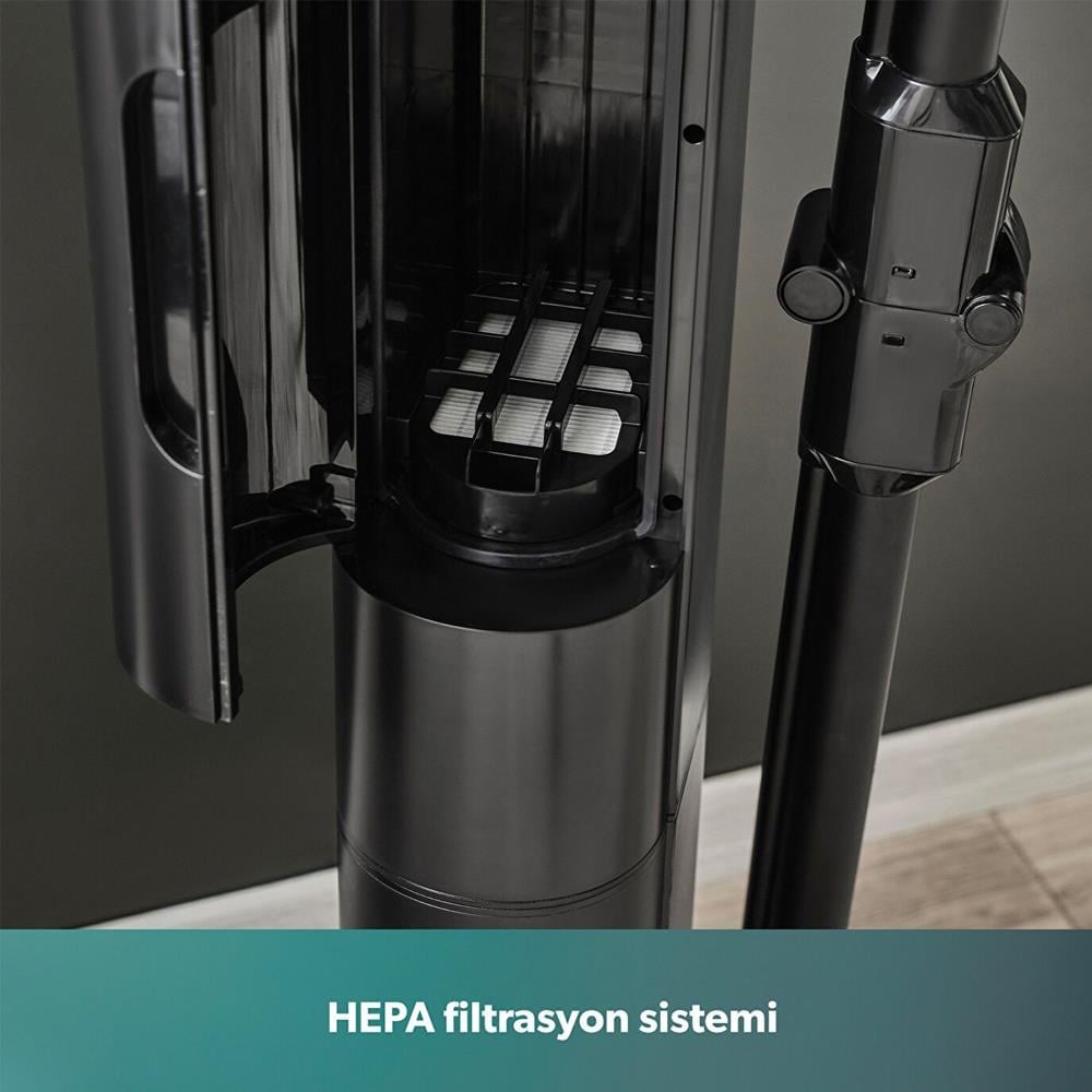 Homend Dustrider Pro 1270H Toz İstasyonlu Şarjlı Dikey Süpürge
