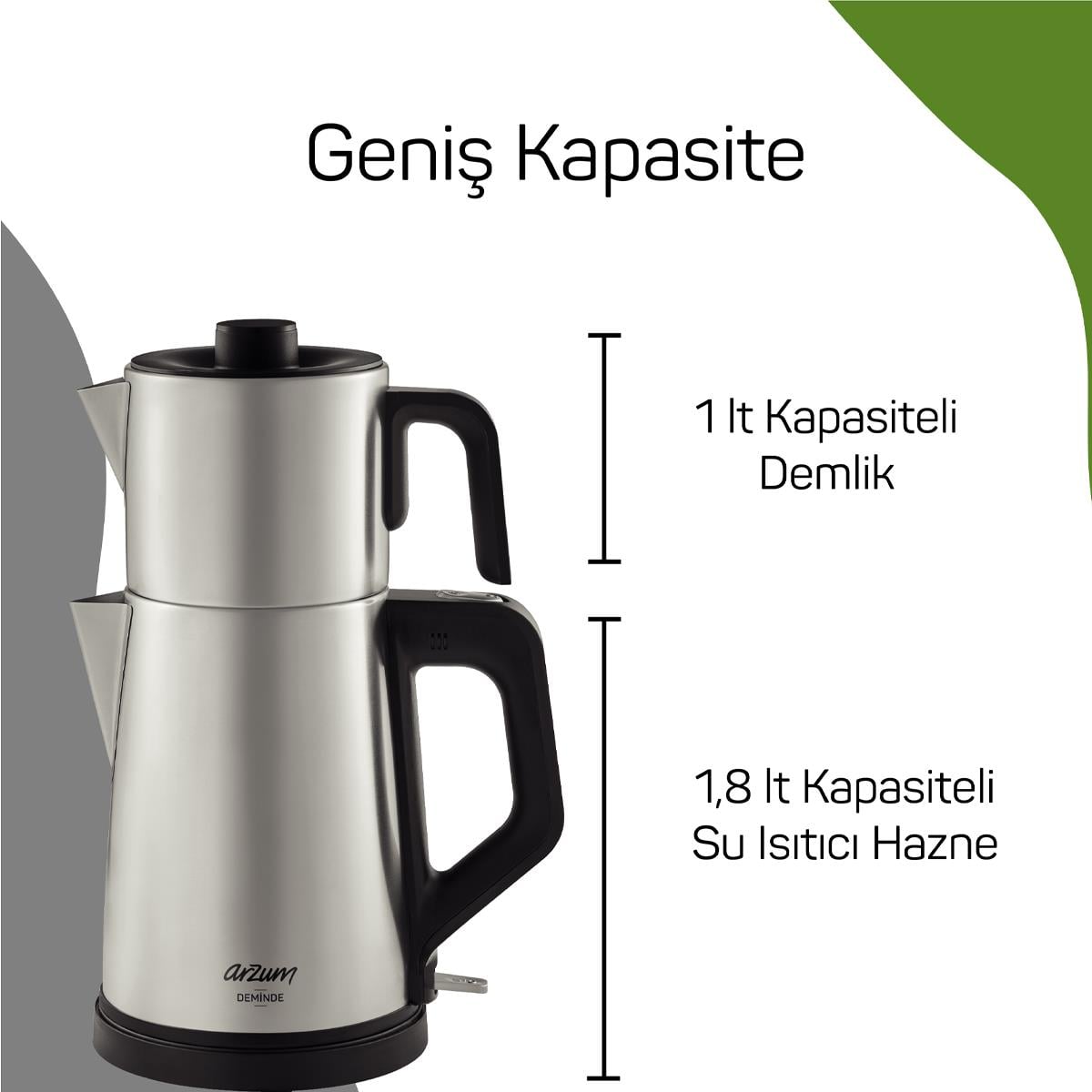 ARZUM AR3129 DEMİNDE ÇAY MAKİNESİ