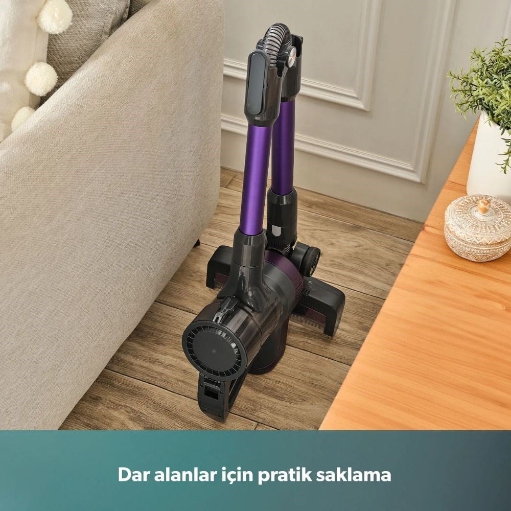Homend Dustrider 1266H Dikey Şarjlı Süpürge
