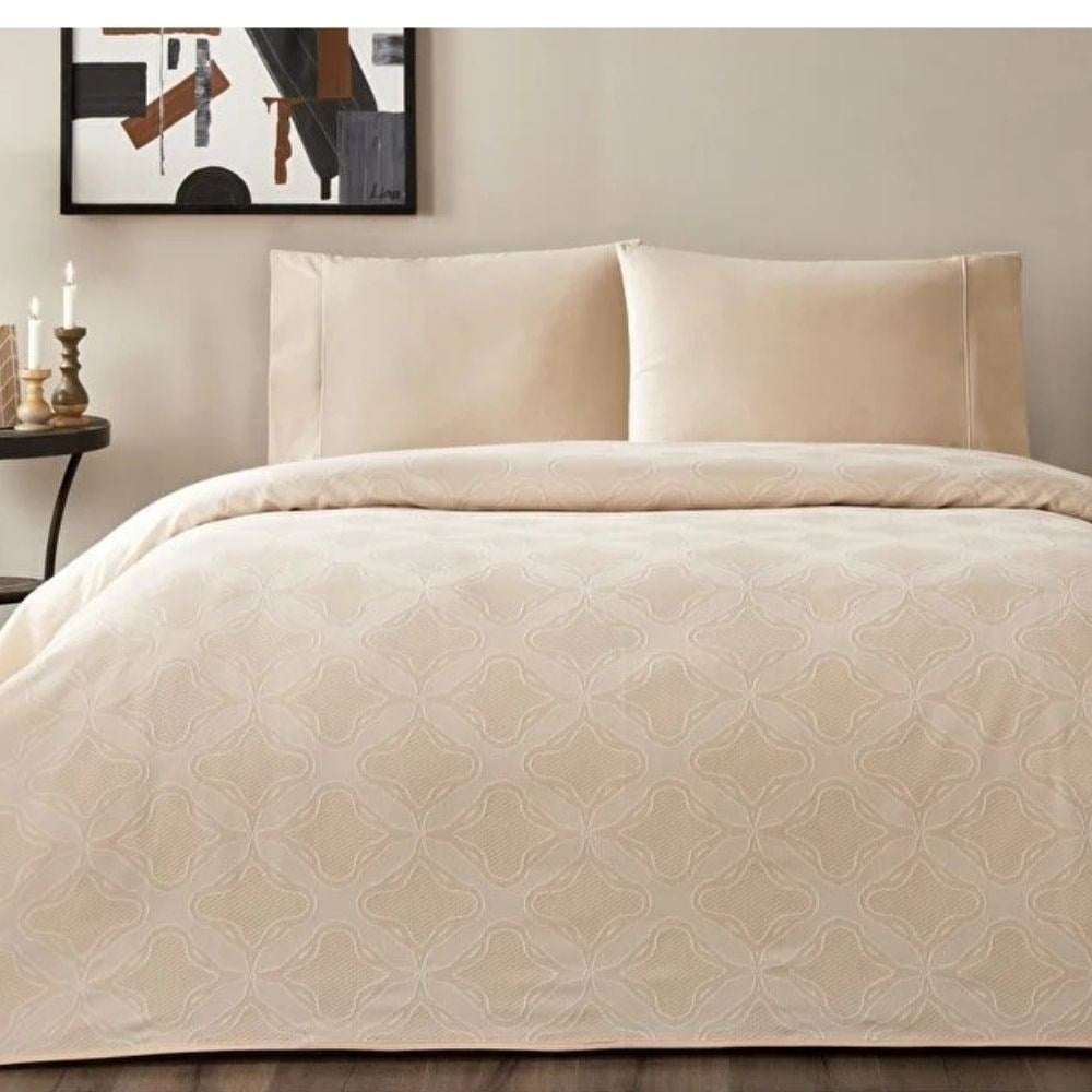 Taç Soleya Jakar Pike Takımı Bej Tk