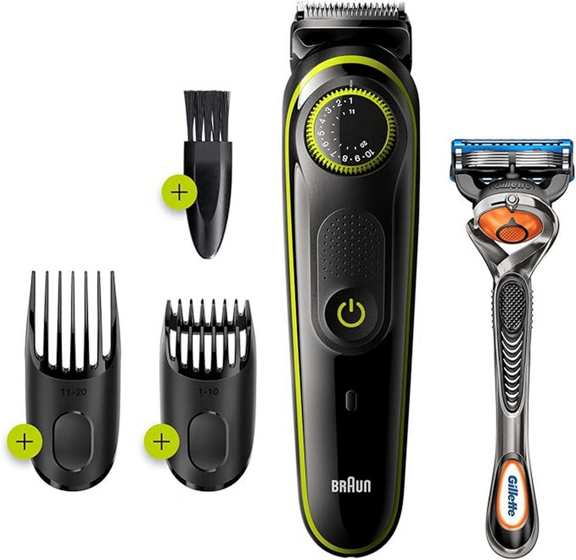BRAUN BT 3241 BLK/VTGRN + RZR BOX CEEMEA SAC SAKAL