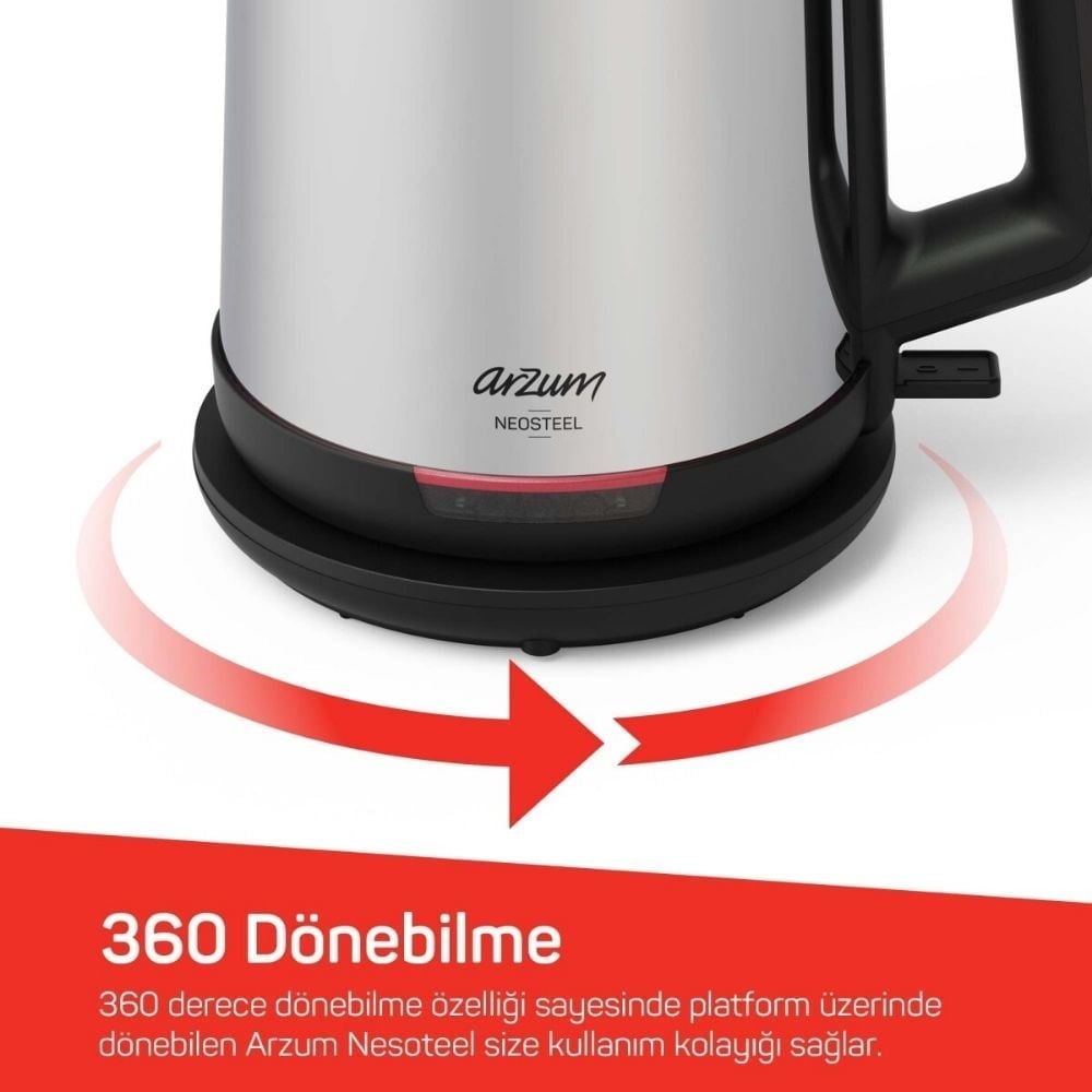 Arzum AR3158 Neosteel Çay Makinesi