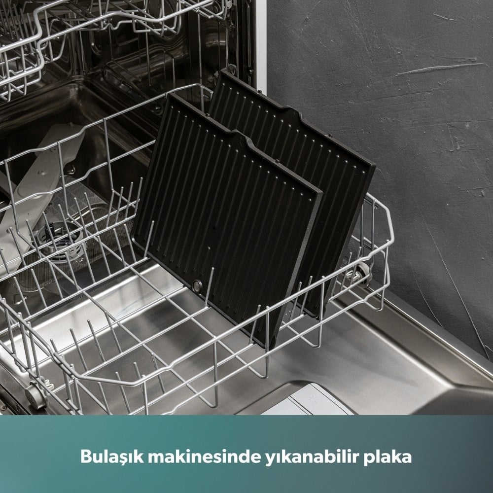 Homend Grillant 1342H XL Tost Makinesi İnox