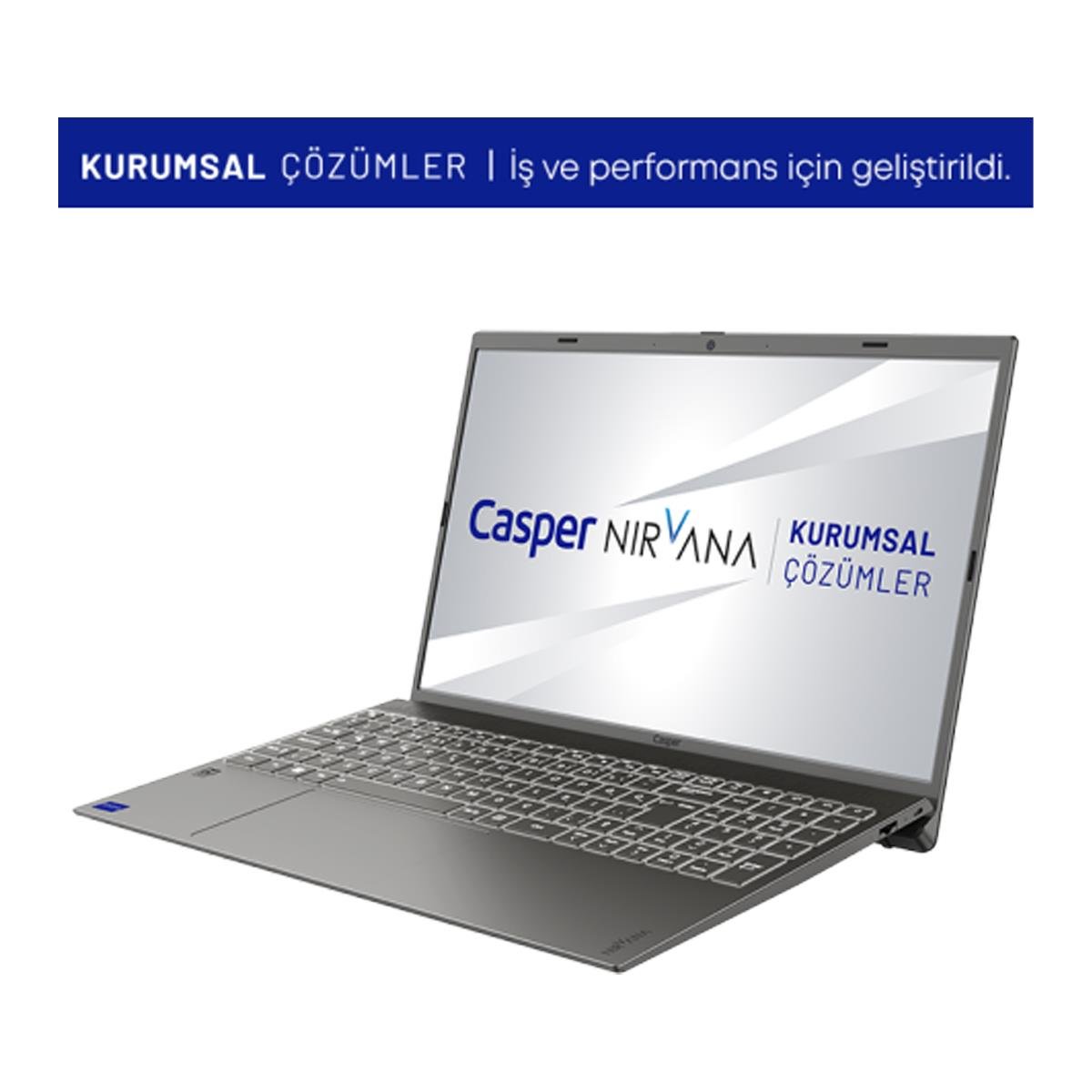 CASPER C650.1255-BE00X-F I7 1255U 16GB/500GB M2 SSD DOS NOTEBOOK