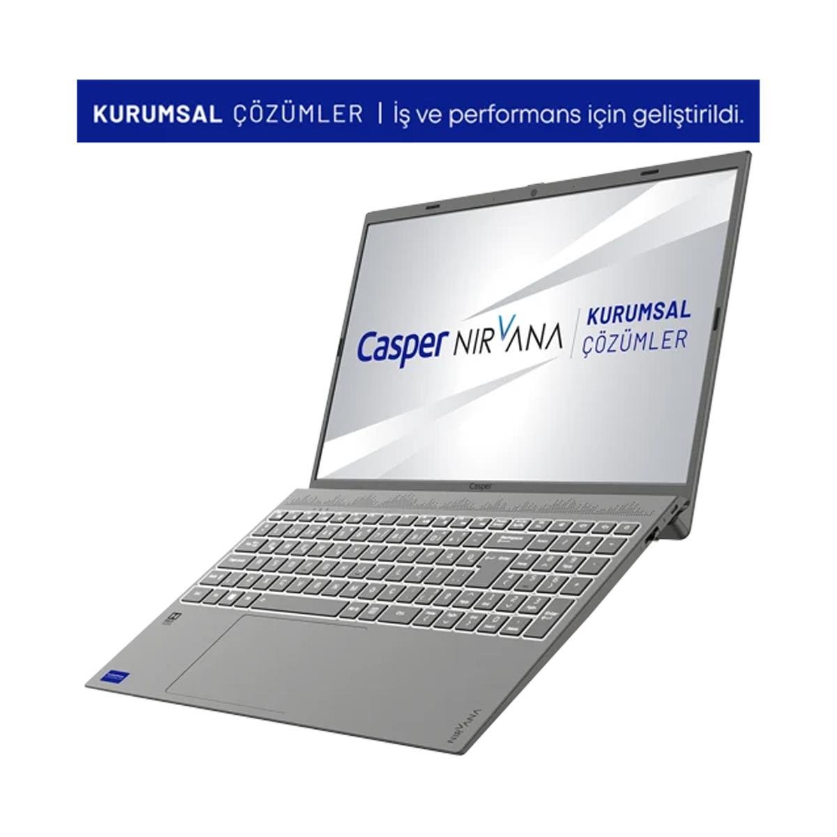 CASPER C650.1235-8E00T-G-F İ5 1235U 8GB/500GB M2 SSD/W11 NOTEBOOK