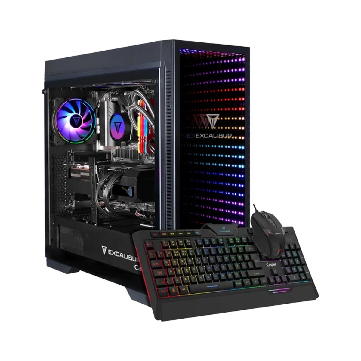 CASPER EXCALİBUR E75H.117F-DQB0X-WRD INTEL I7 11700F/32GB RAM/1TB M2SSD/RTX 4060 8GB 128 BİT WİFİ GAMING DESKTOP