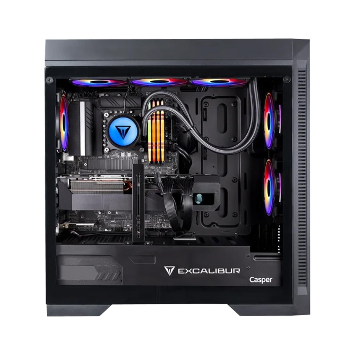 CASPER EXCALİBUR E75H.117F-DQB0X-WRD INTEL I7 11700F/32GB RAM/1TB M2SSD/RTX 4060 8GB 128 BİT WİFİ GAMING DESKTOP