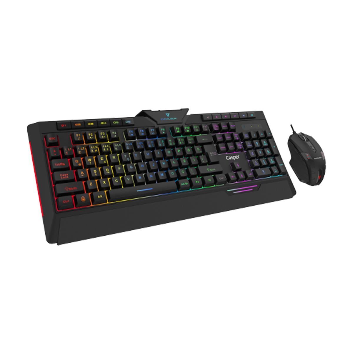 CASPER EXCALİBUR GAMİNG RGB KLAVE+MOUSE SET