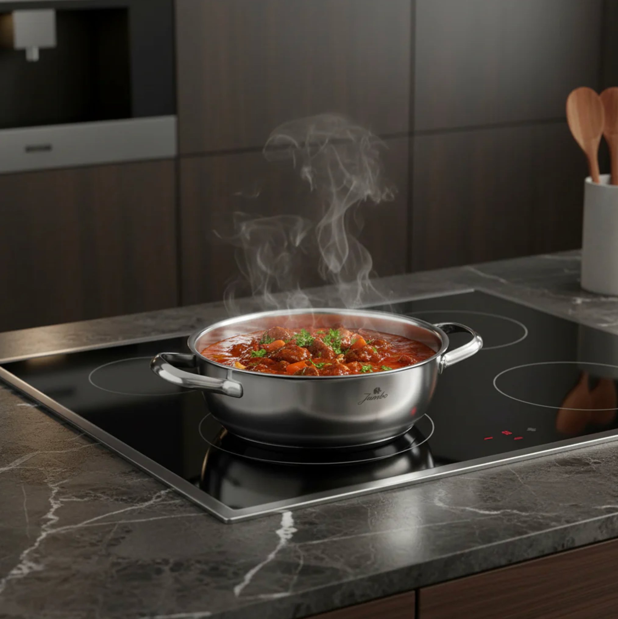 Jumbo Athena 3 Ply 5 Parça Tencere Seti Web