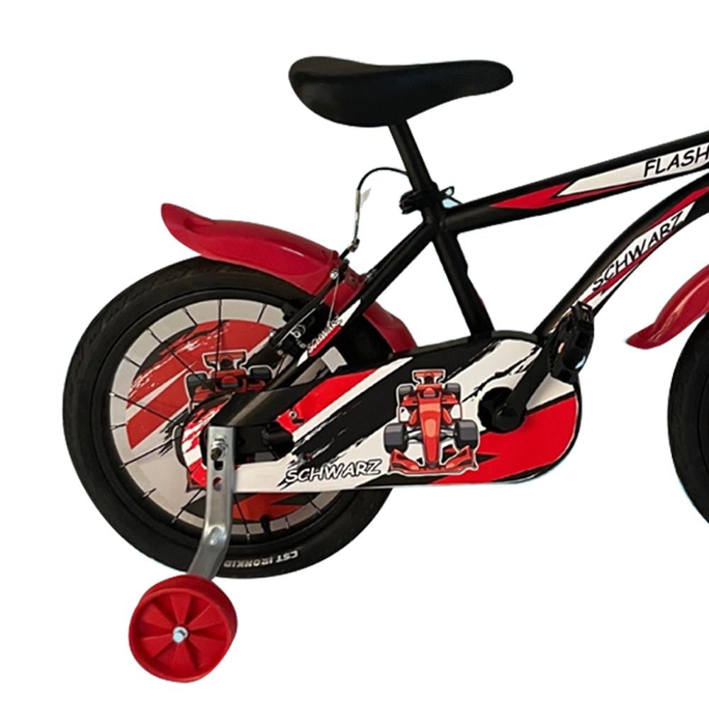 Bisan Schwarz Fls1626-55052-24 Flash 16 Jant  Bisiklet Mat Siyah