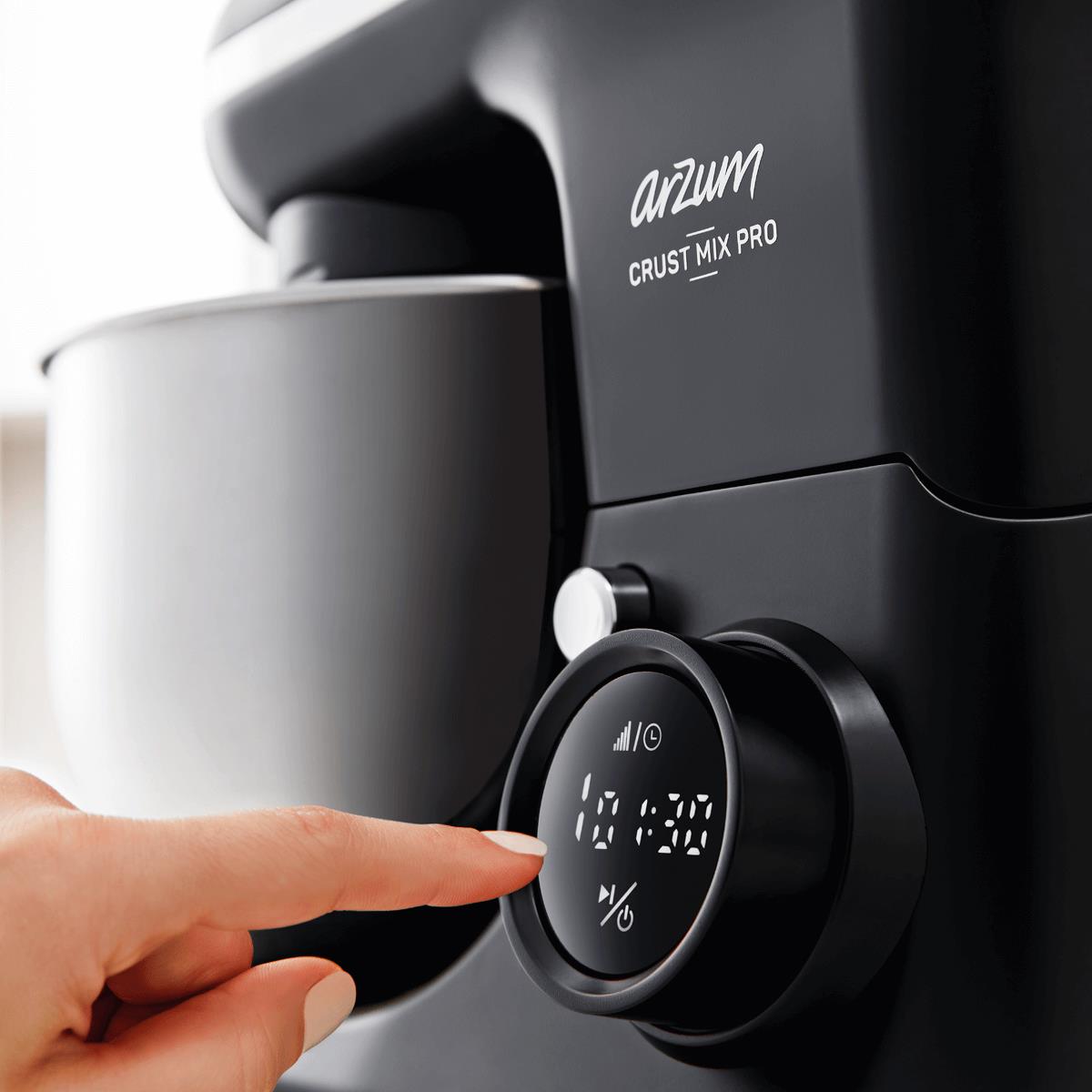 ARZUM  AR1178  CRUST MIX PRO STAND MİKSER - 2PİN SİYAH