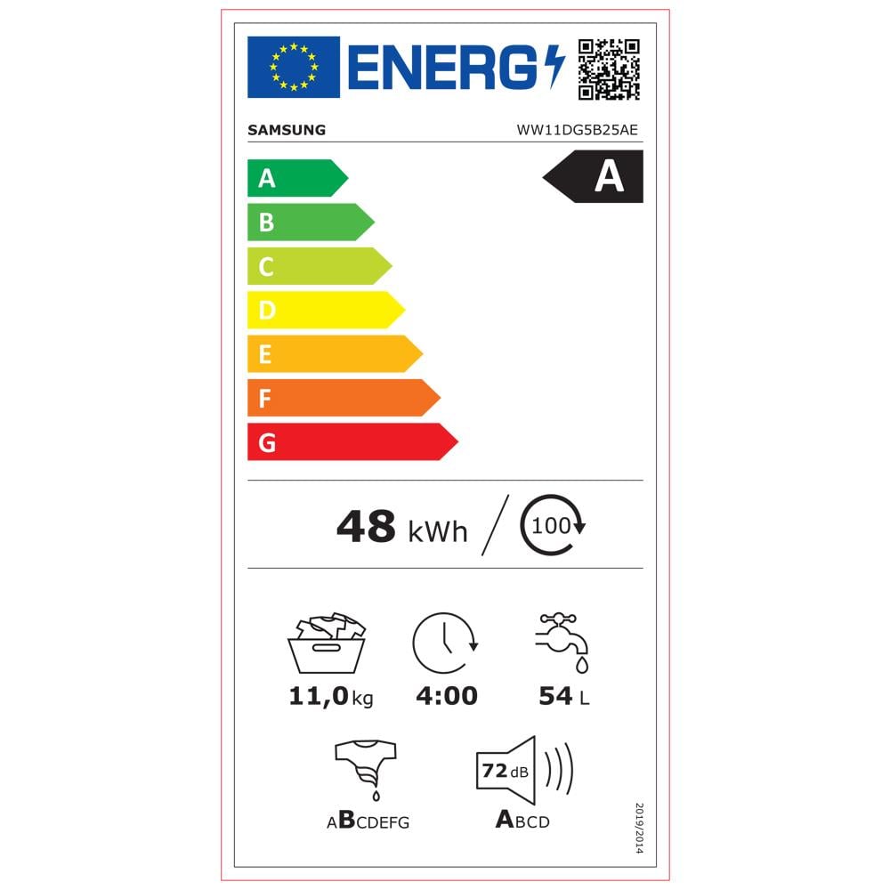 Samsung Ww11dg5b25aeah 11kg 1400 Devir Ecobubble Çamaşır Makinesi