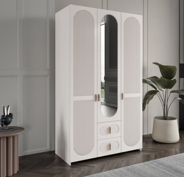 Marcastil Elvira 3 Kapılı Dolap MDF