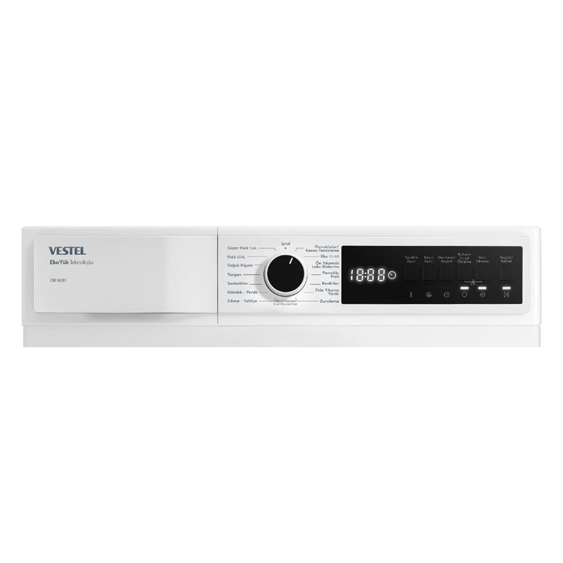 Vestel Cmıd 96301 9kg 1000 Devir Çamaşır Makinesi