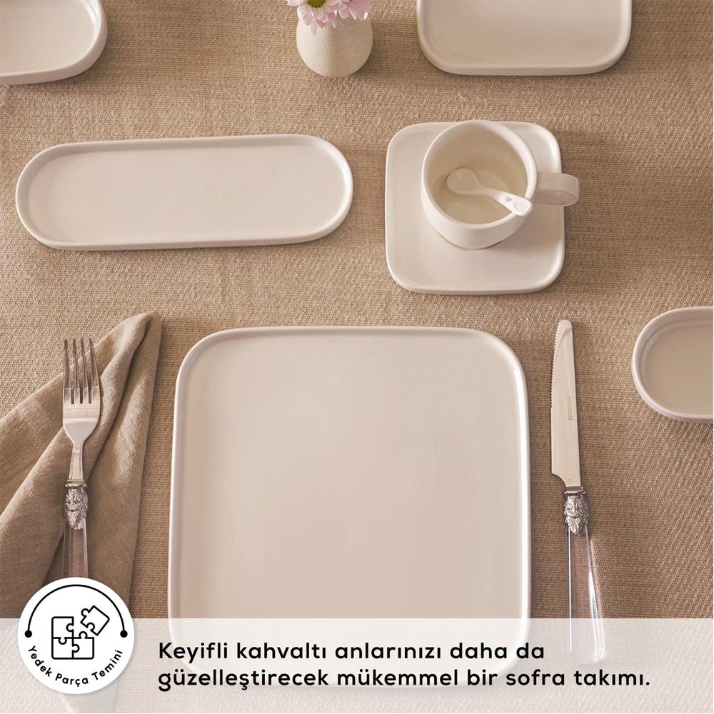 KARACA CUBIQUE 35 PRÇ KAHVALTI SE, BEYAZ