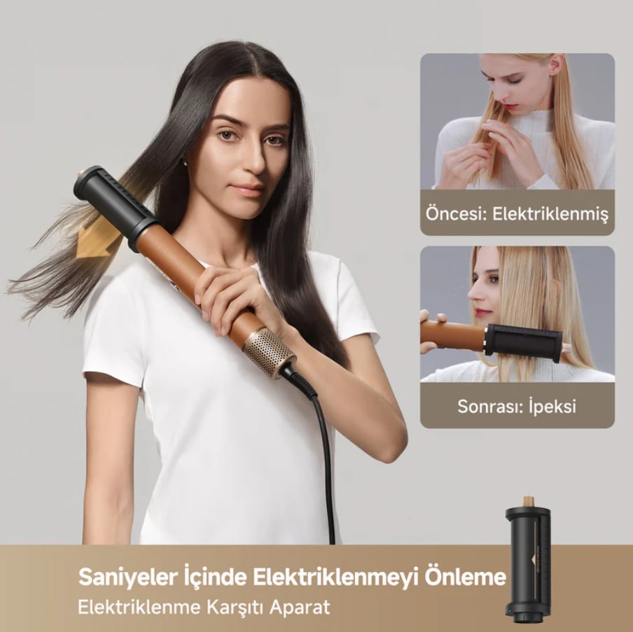 Dreame Airstyle Pro 7in1 Saç Şekillendirme Seti