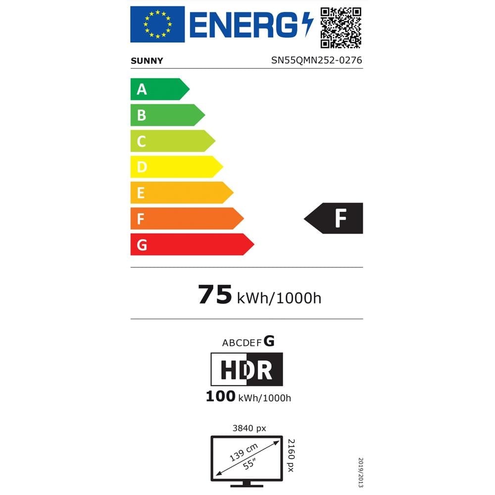 Sunny SN55QMN252C-S 55'' 140 Ekran Qled Uhd Webos Tv
