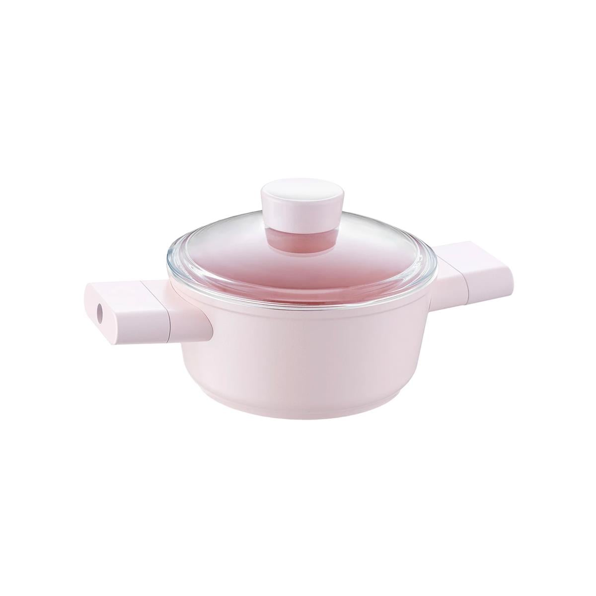 EMSAN SWISS CRYSTAL 7 PARÇA TENCERE SETİ PEMBE