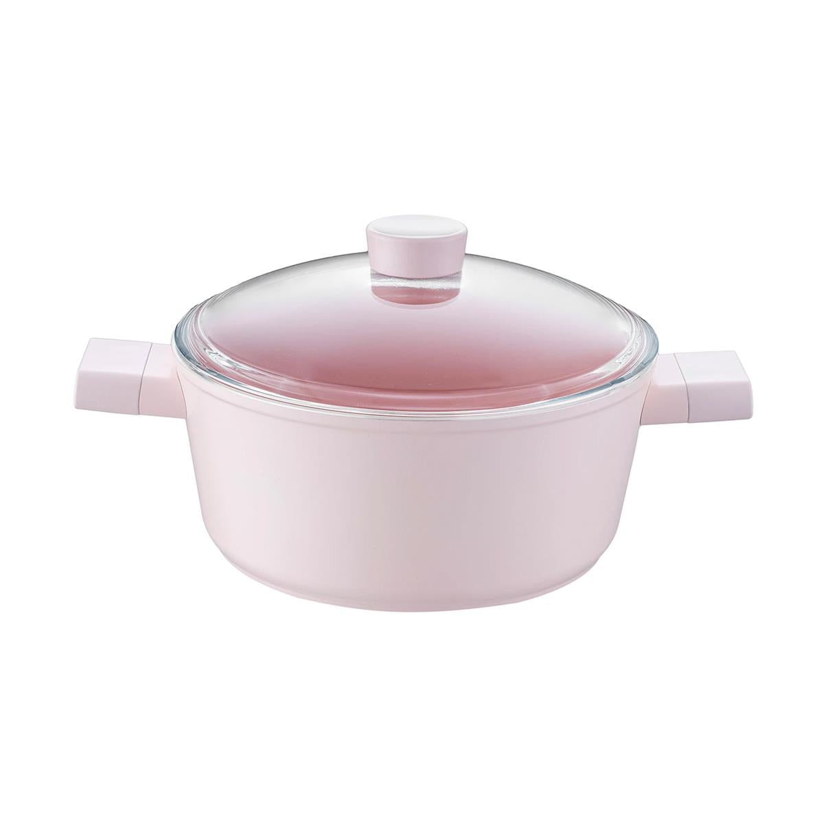 EMSAN SWISS CRYSTAL 7 PARÇA TENCERE SETİ PEMBE