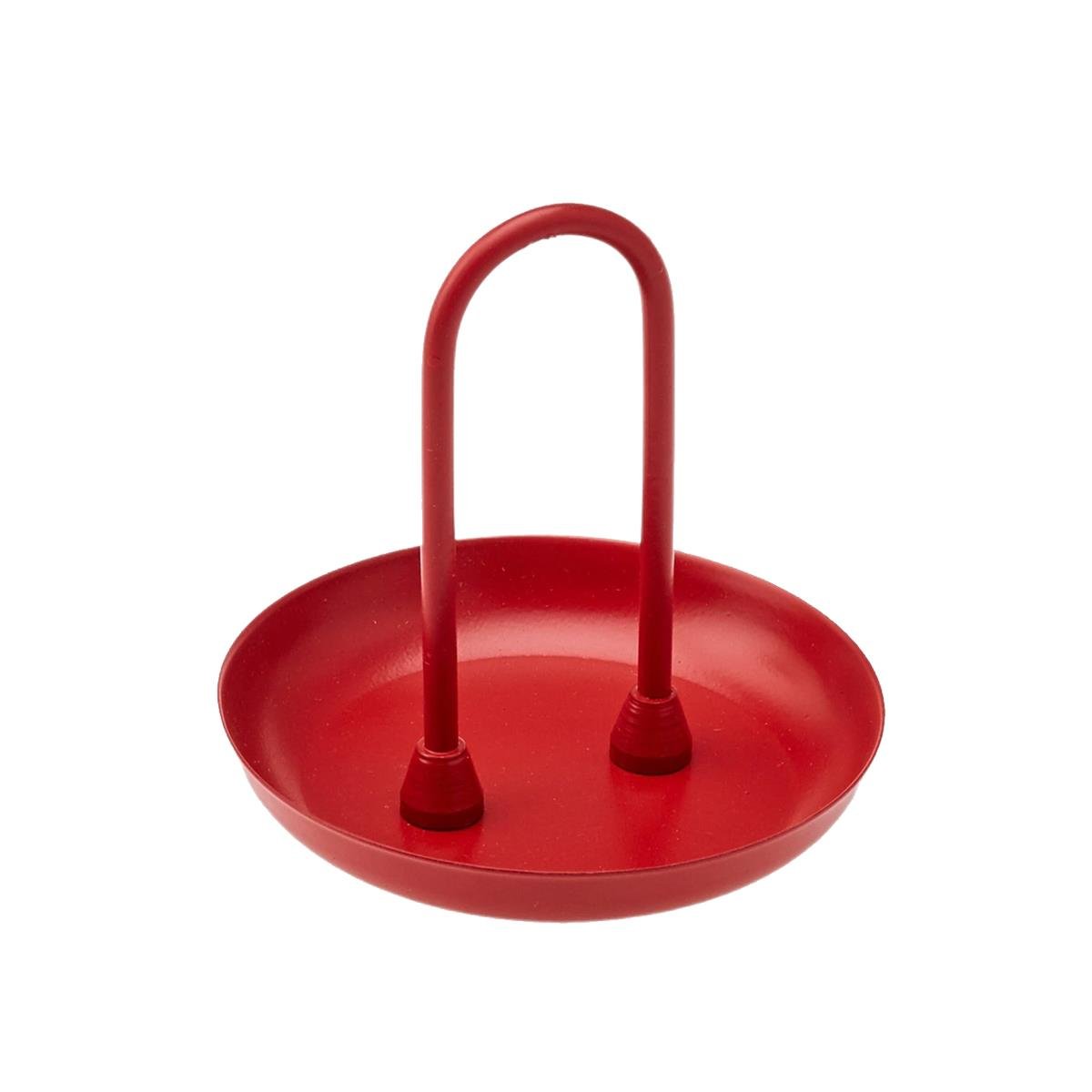 EMSAN VERDA KIRMIZI KÜÇÜK METAL SUNUMLUK 12 CM