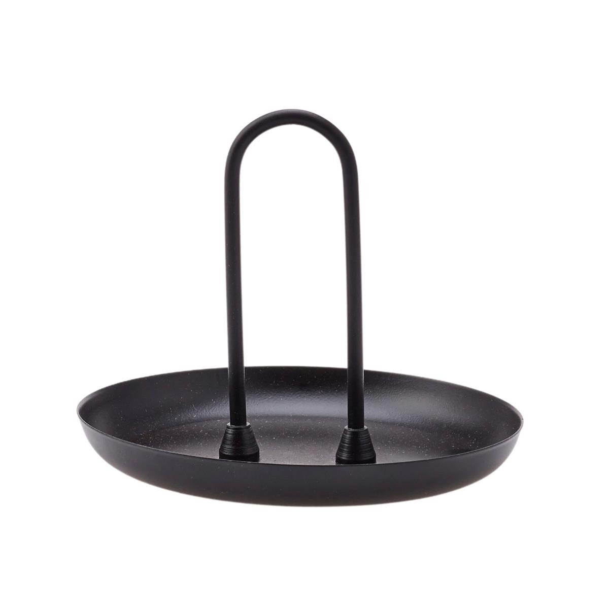 EMSAN VERDA SİYAH ORTA BOY METAL SUNUMLUK 16 CM