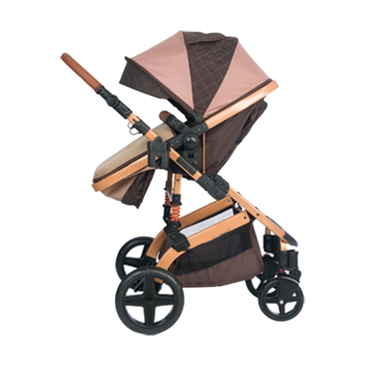 ENTY BABY İNSİGNİA TRAVEL  BEBEK ARABASI GOLD SİYAH