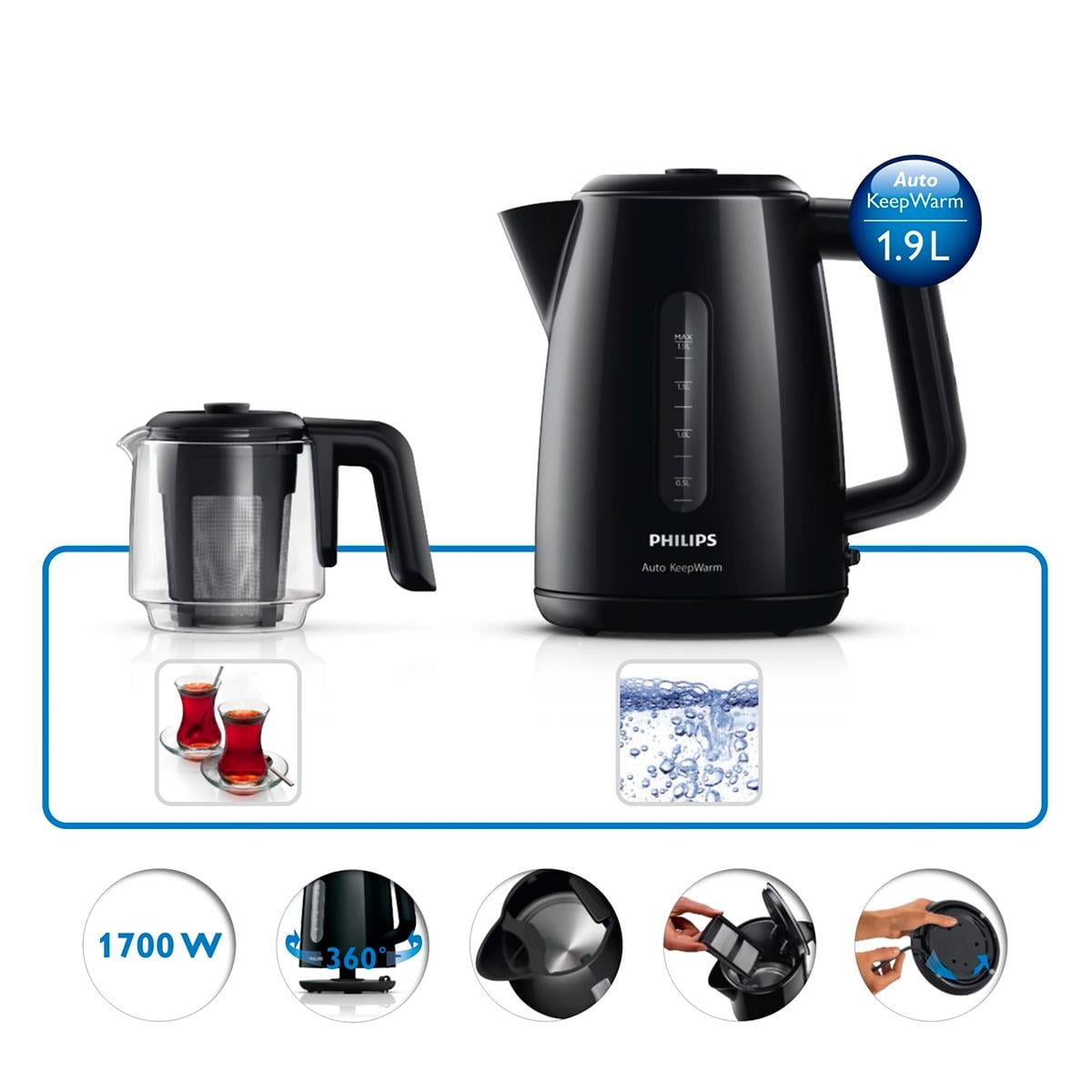 PHILIPS HD 7301/00 ÇAY MAKINASI