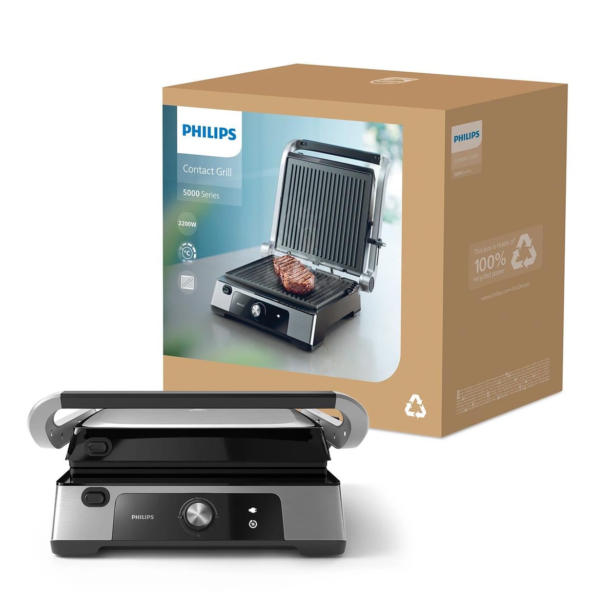 PHİLİPS HD6301/90 5000 SERİSİ TOST MAKİNESİ / IZGARA  2200W