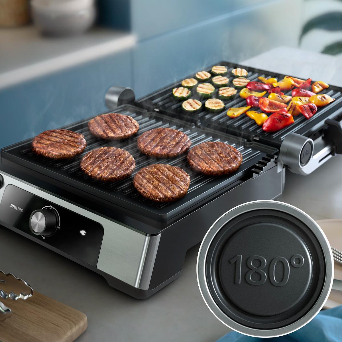 PHİLİPS HD6301/90 5000 SERİSİ TOST MAKİNESİ / IZGARA  2200W