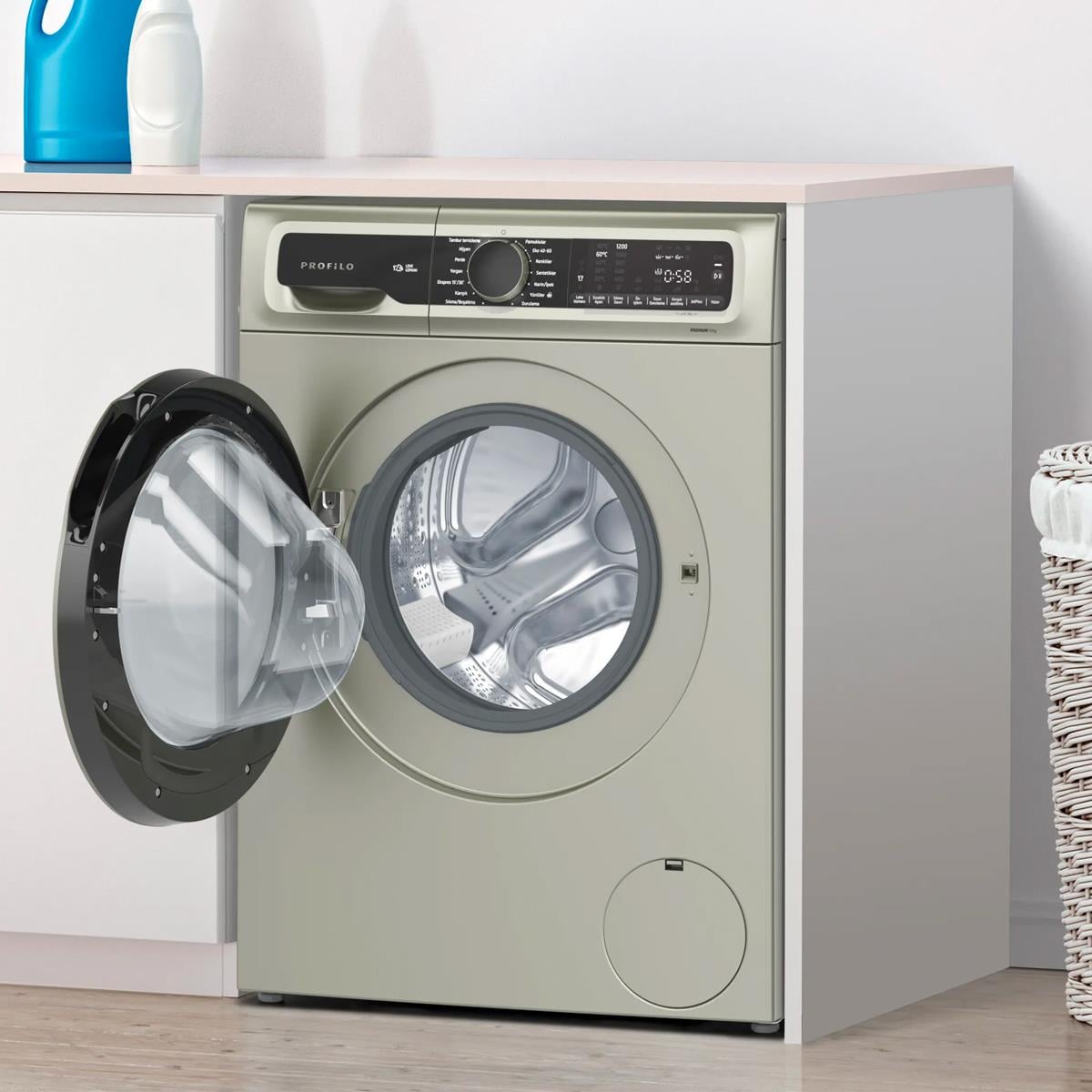 PROFİLO CGA242ZXTR 9 KG İNOX 1200 DEVİR ÇAMAŞIR MAKİNESİ