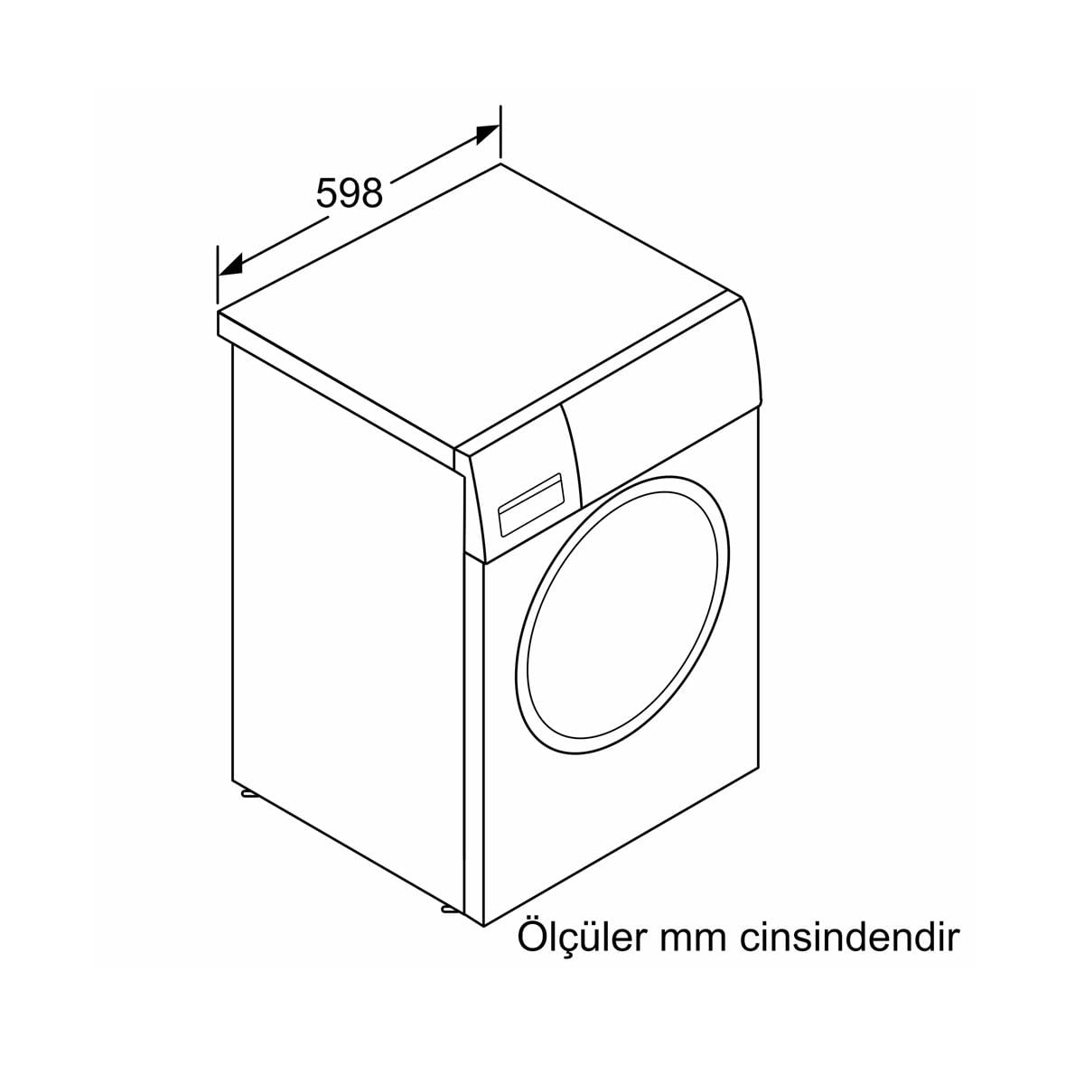 PROFİLO CGA252Z0TR 10KG 1200 DEVİR ÇAMAŞIR MAKİNESİ