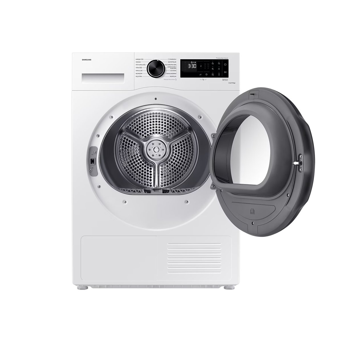 SAMSUNG DV90CGC0A0AEAH A++ 9KG ISI POMPALI BEYAZ KURUTMA MAKİNESİ