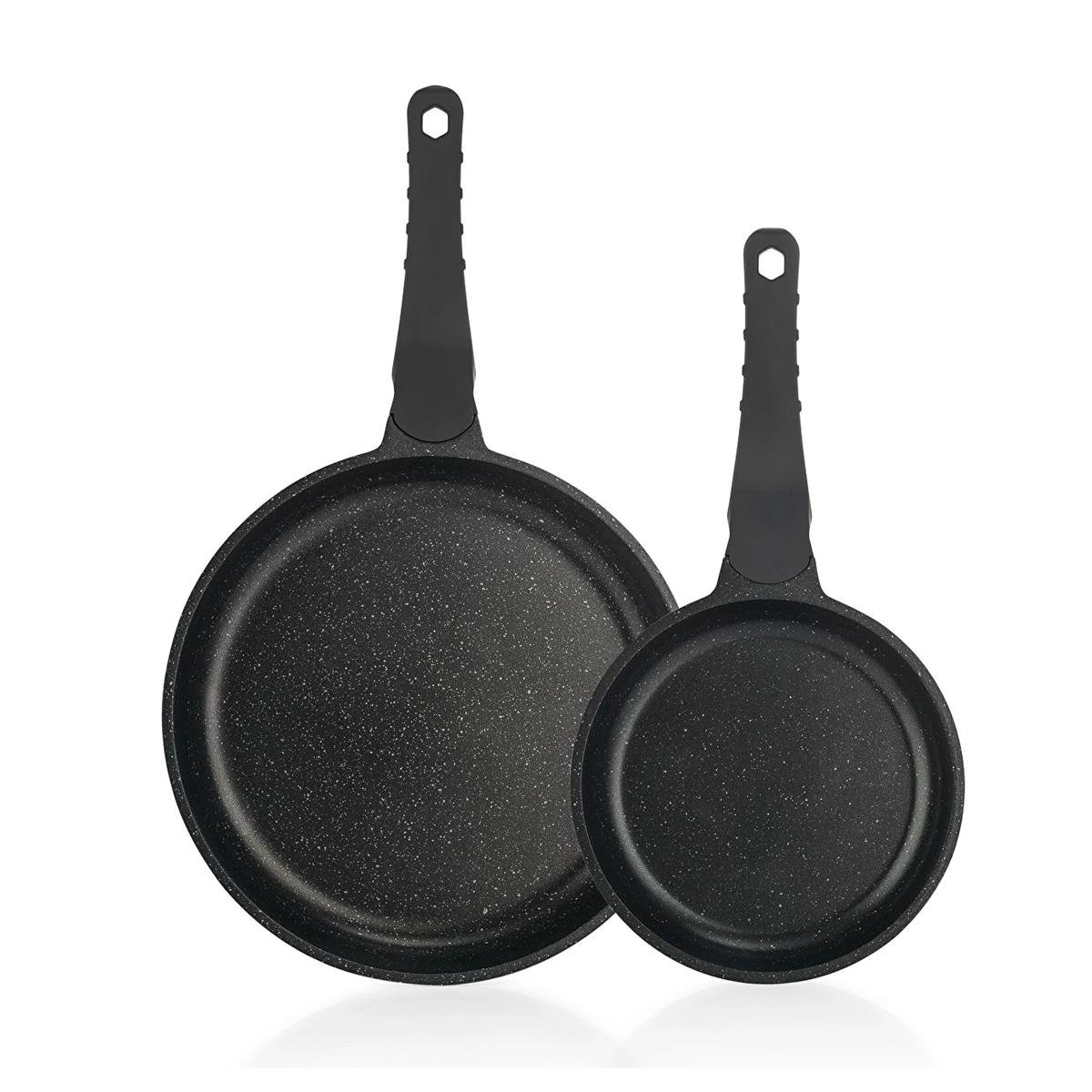 SCHAFER 1S2018-20002-GRİ01 FAMOS XL DÖKÜM TAVA SETİ 2 PARÇA GRİ