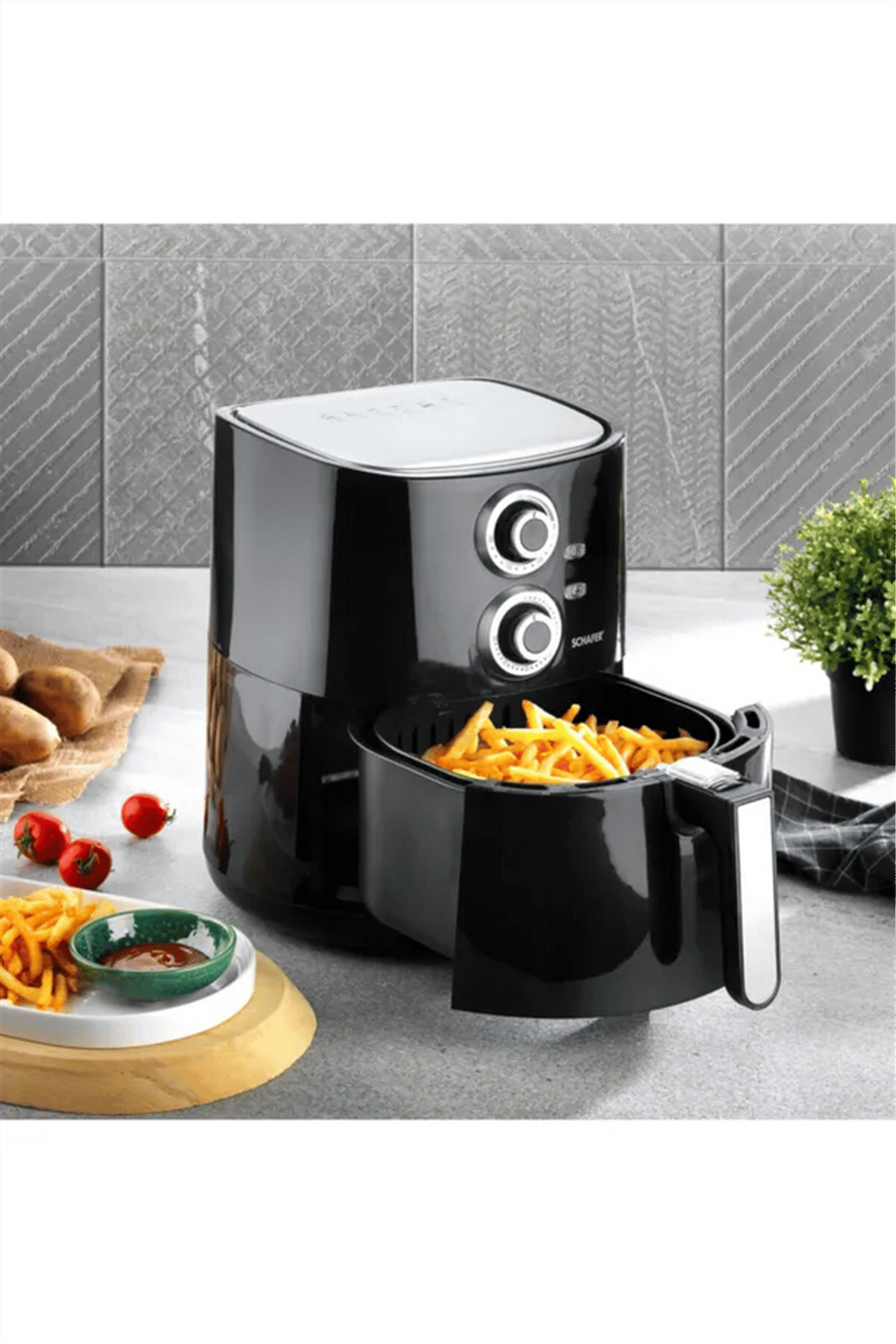SCHAFER 2S201-25012-SİY02 FIT FRY DİJİTAL SICAK HAVA FRİTÖZ SİYAH