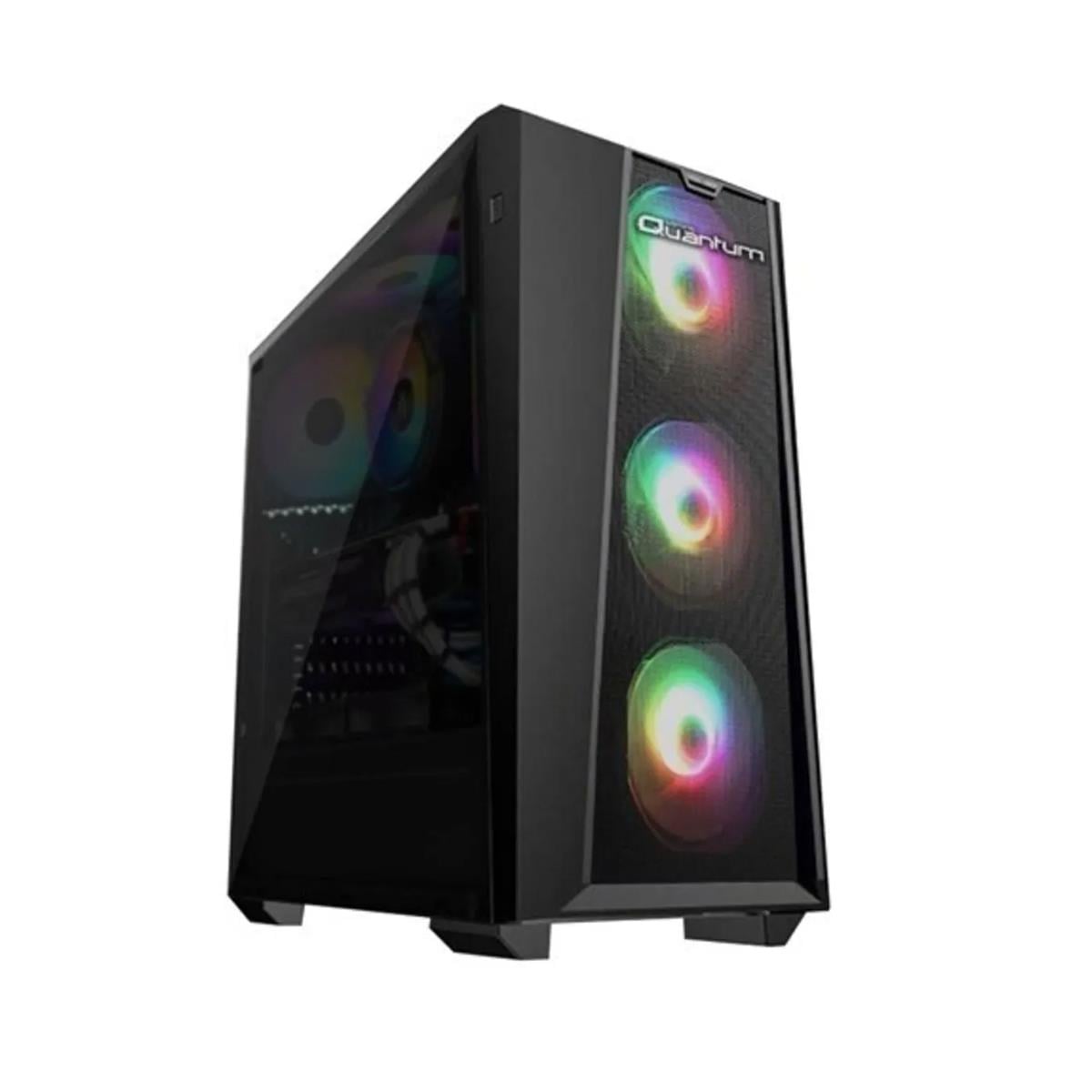 TECHNOPC QUANTUM GAMİNG CHASER S104 RYZEN 5 5500 16GB/512GB NVME SSD/6GB GTX 1660SUPER DOS GAMİNG DESKTOP