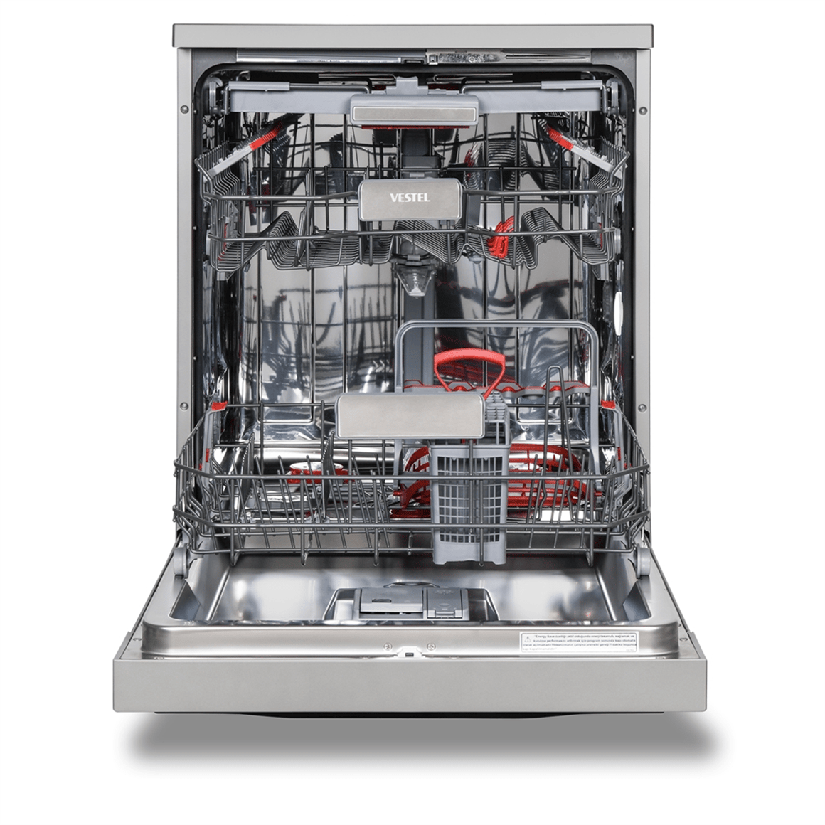 VESTEL BM2802X 8 PROGRAMLI INOX BULAŞIK MAKİNESİ