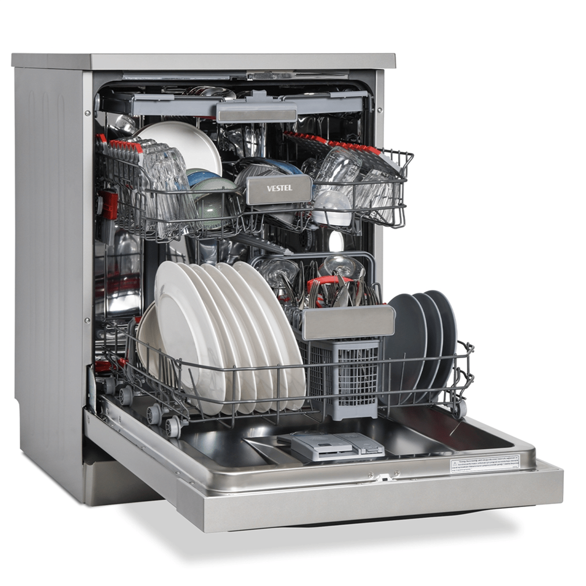 VESTEL BM2802X 8 PROGRAMLI INOX BULAŞIK MAKİNESİ