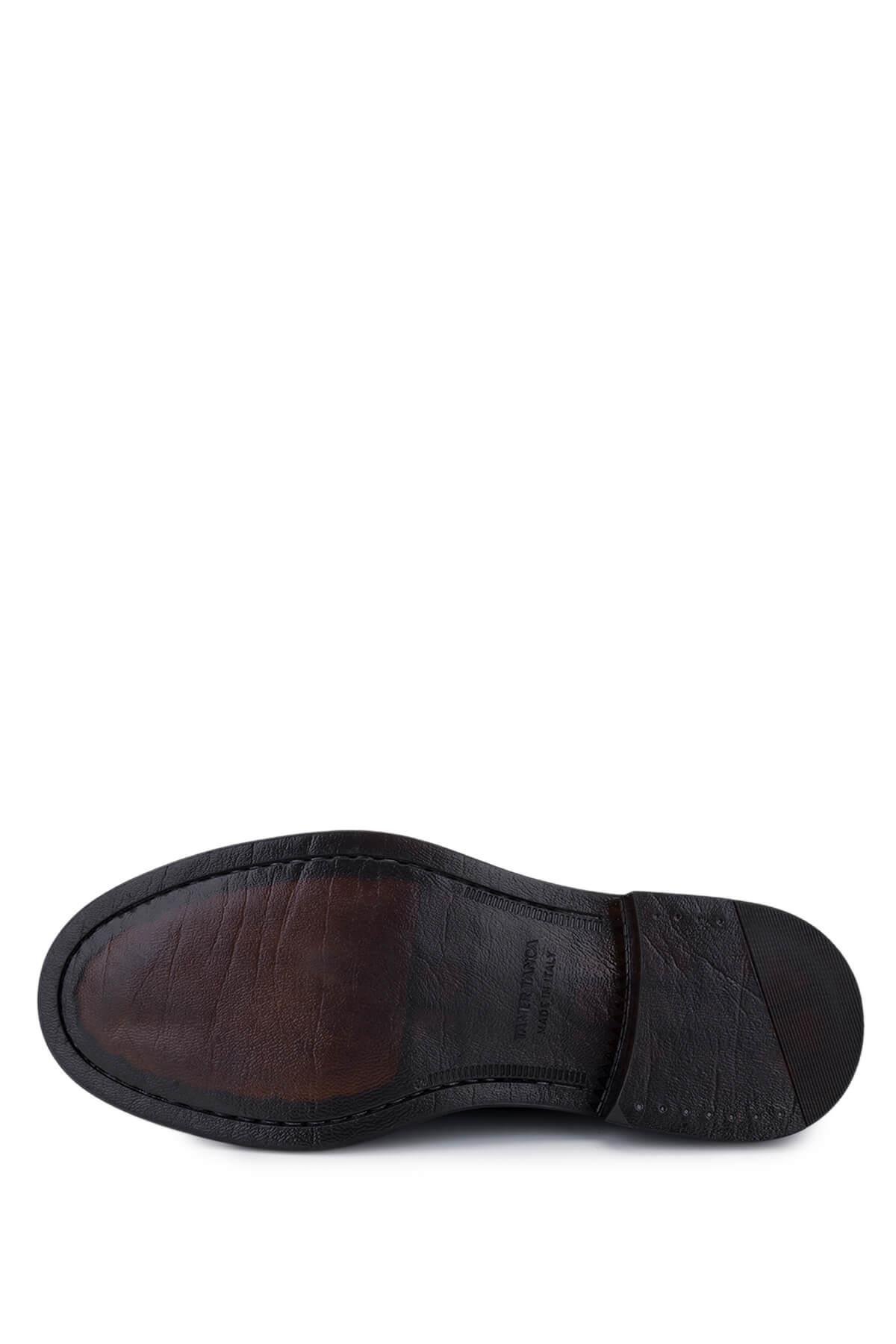 Alexander Hotto Erkek Hakiki Deri Siyah Klasik Ayakkabı