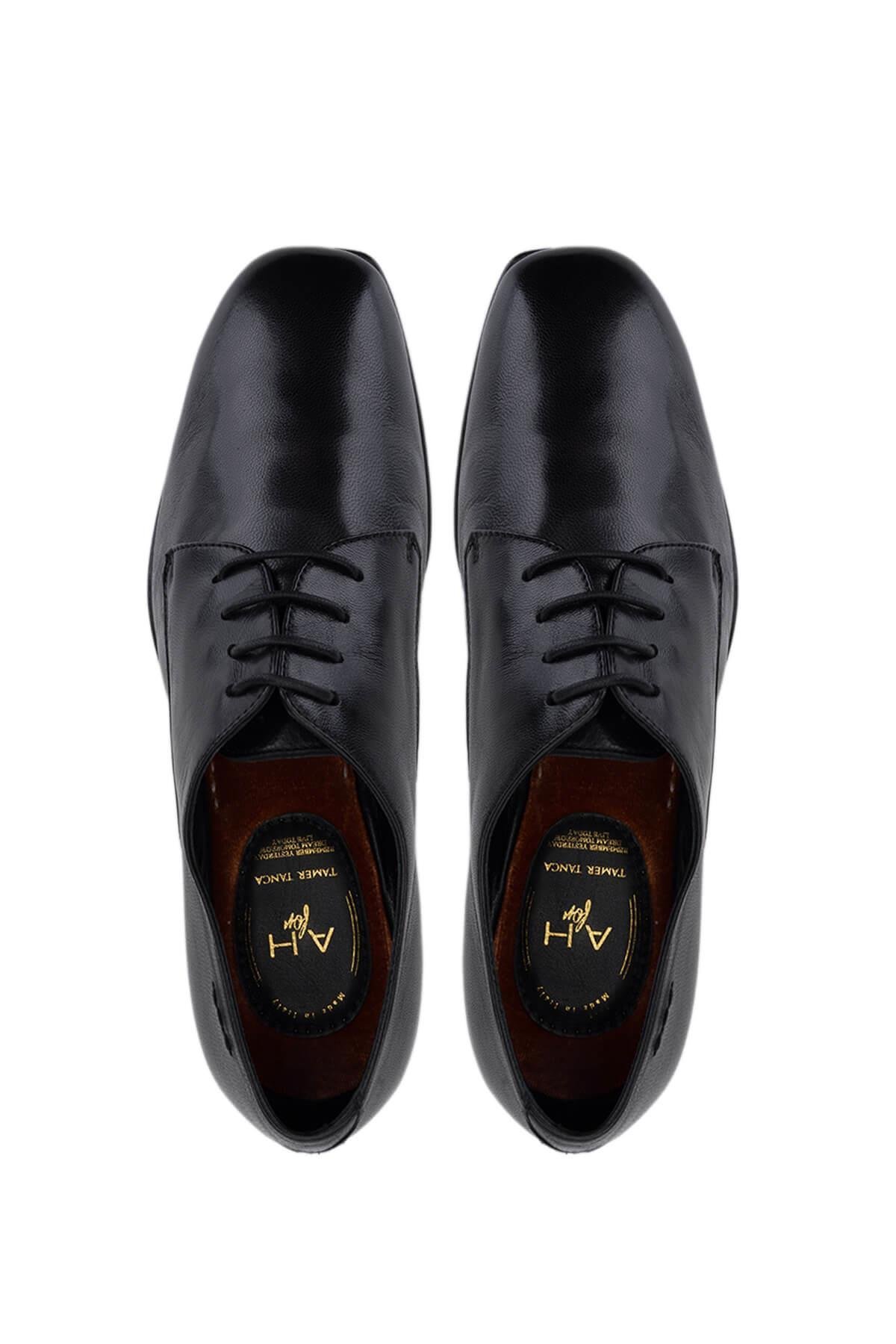 Alexander Hotto Kadın Hakiki Deri Siyah Klasik Ayakkabı