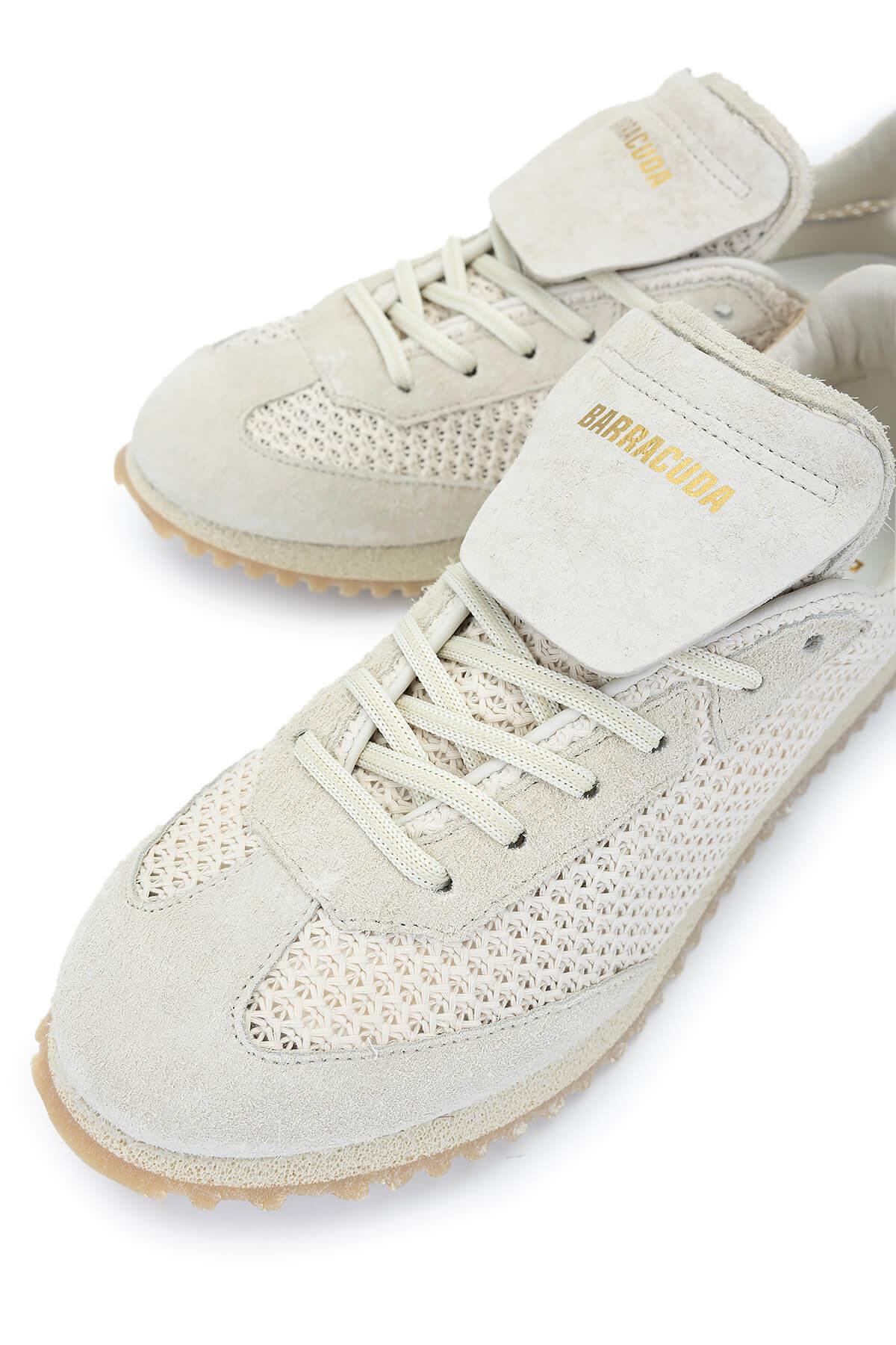 Barracuda Erkek Deri & Tekstil  Beyaz/Bej Sneakers & Spor Ayakkabı