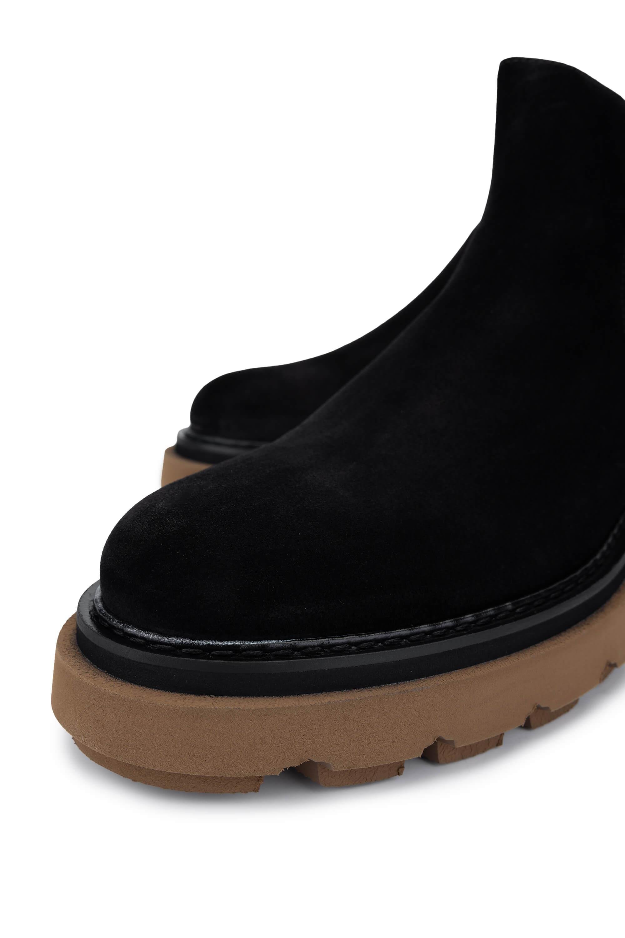 Butteri Erkek Hakiki Deri Siyah Casual Bot