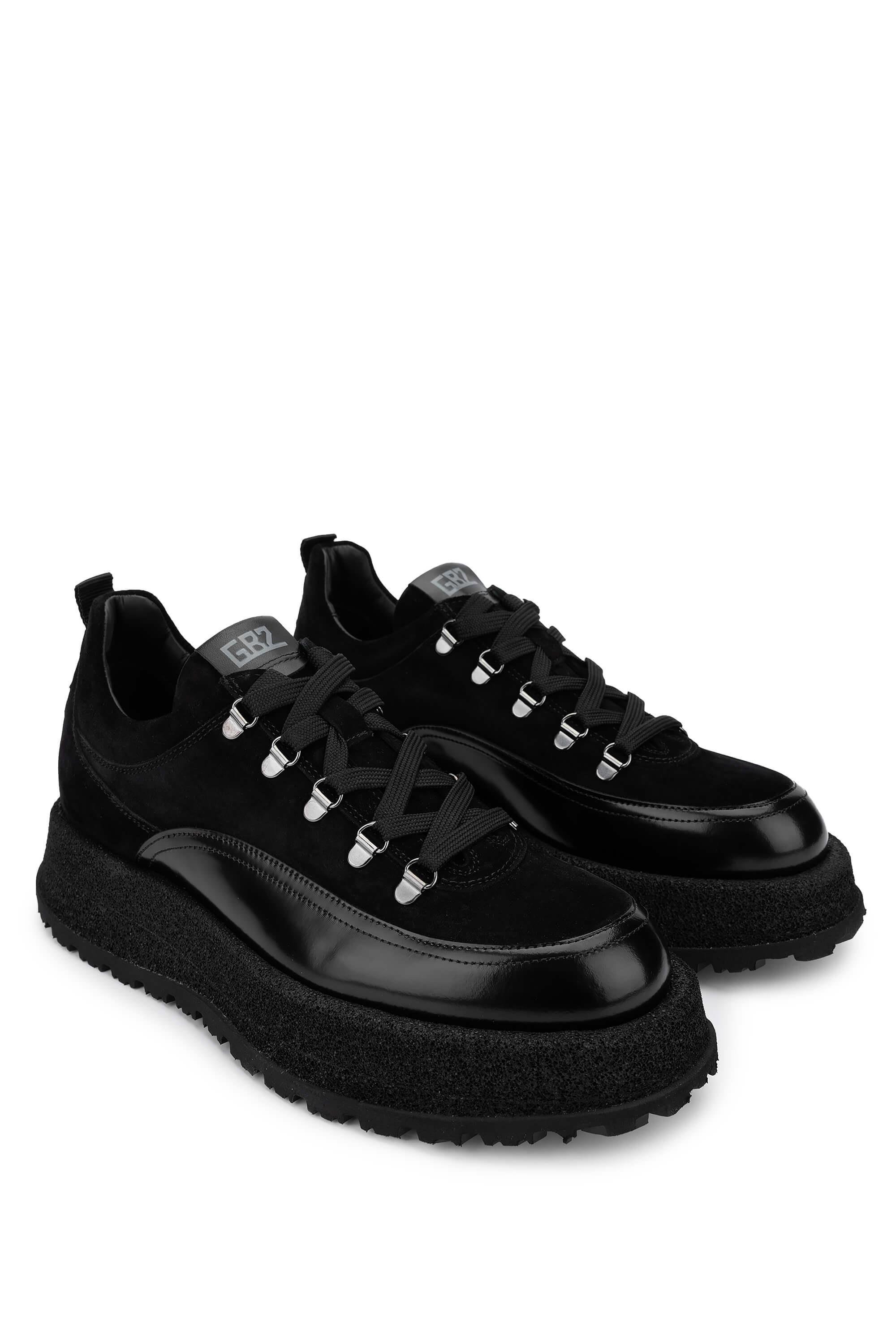 Butteri Erkek Hakiki Deri Siyah Casual Ayakkabı