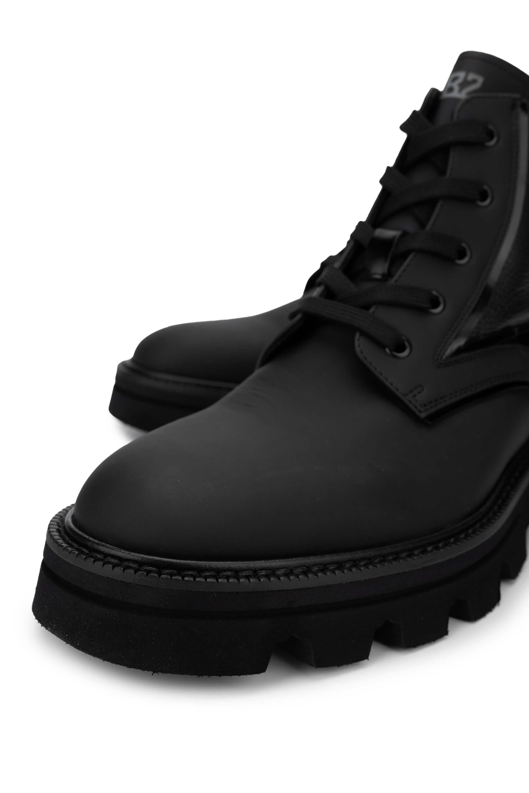 Butteri Erkek Hakiki Deri Siyah Casual Bot