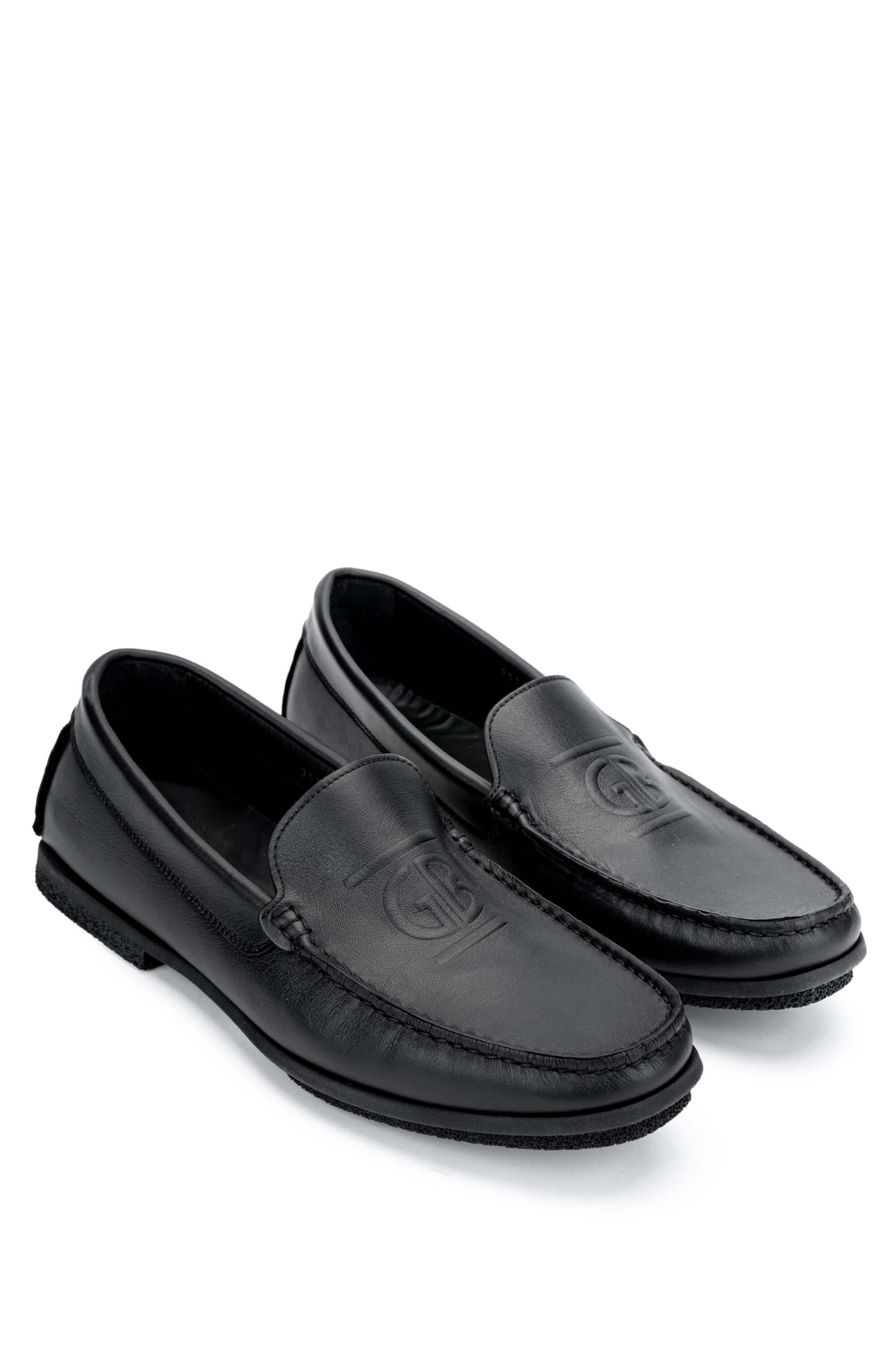 Butteri Erkek Hakiki Deri Siyah Casual Ayakkabı