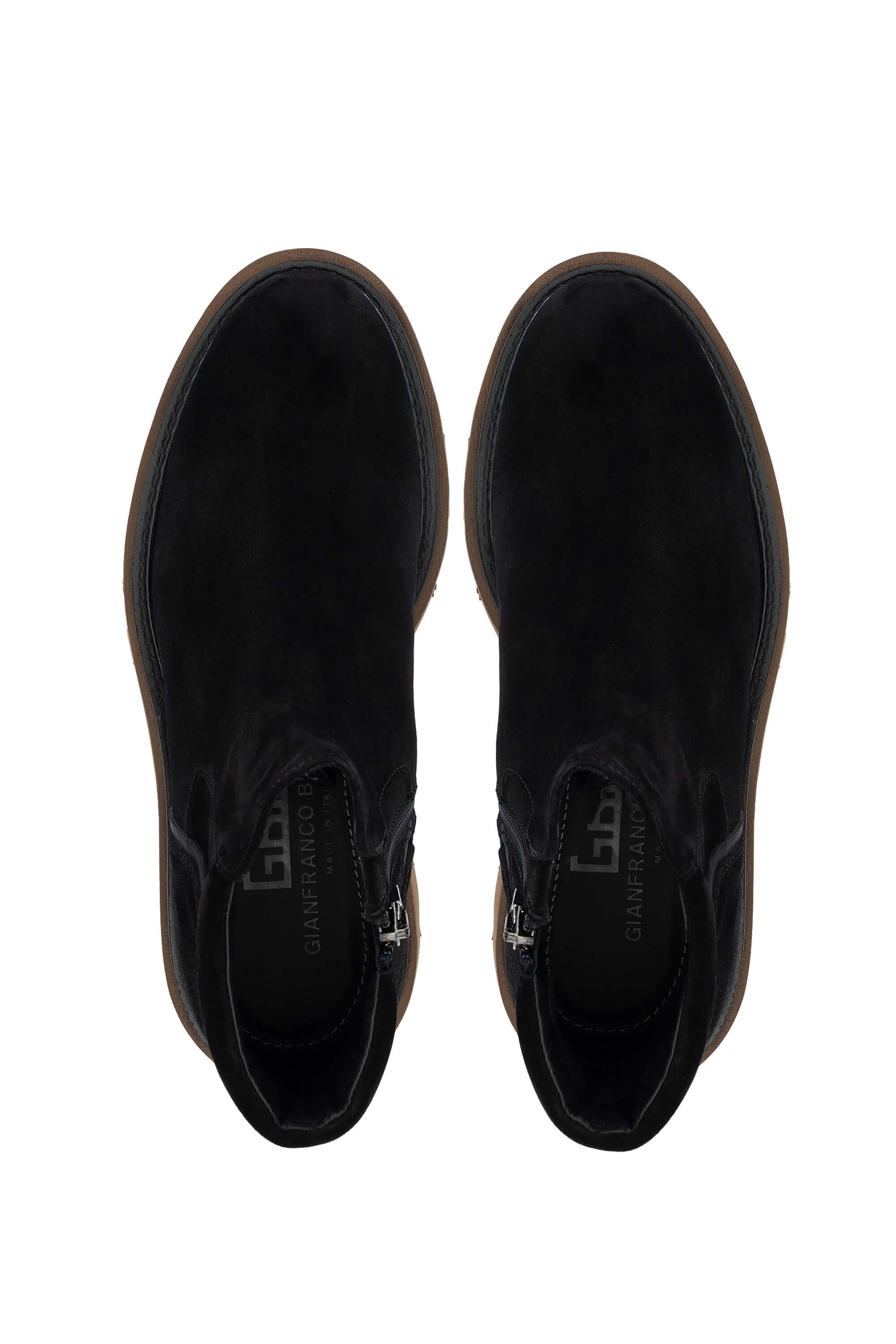 Butteri Erkek Hakiki Deri Siyah Casual Bot