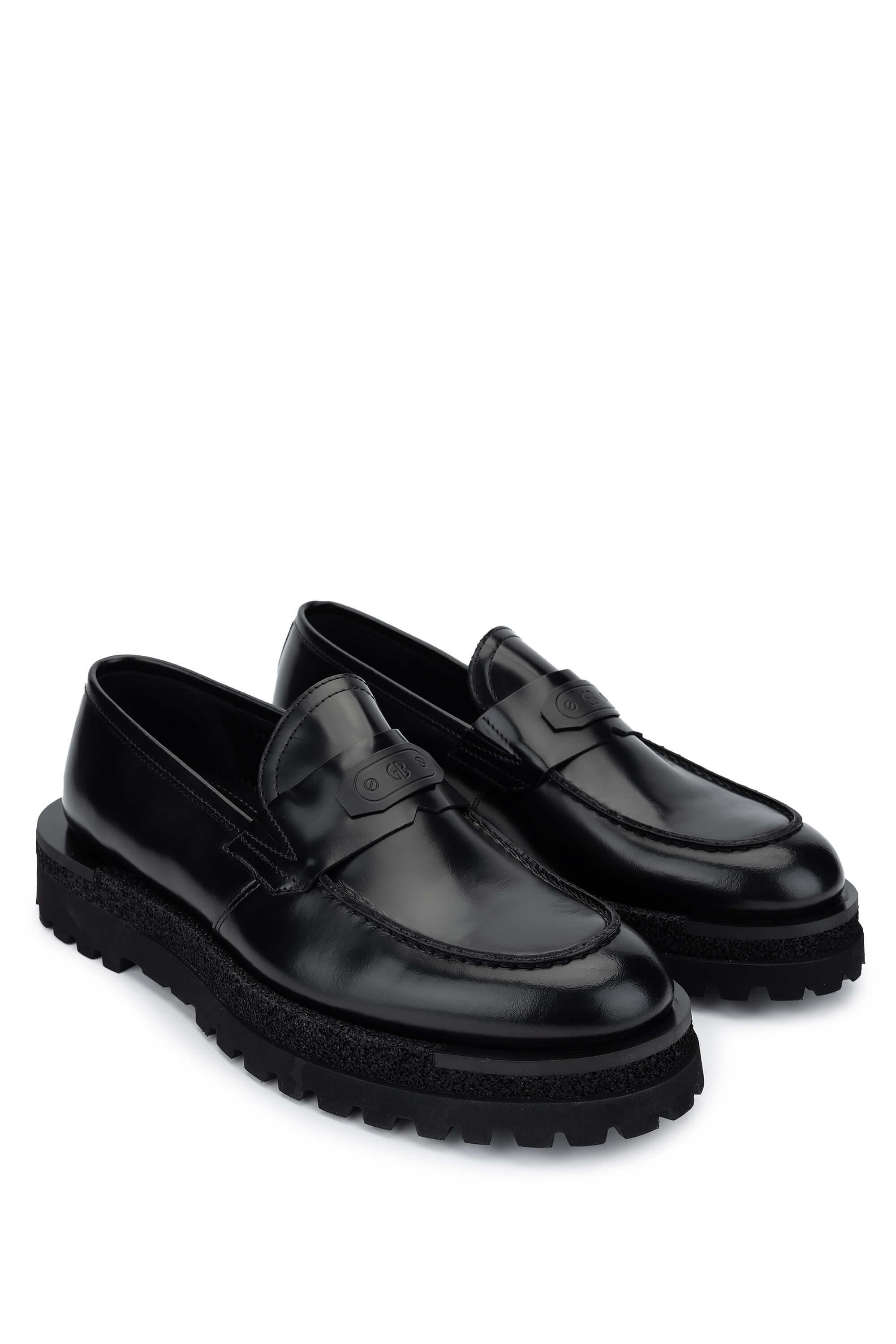 Butteri Erkek Hakiki Deri Siyah Loafer Ayakkabı