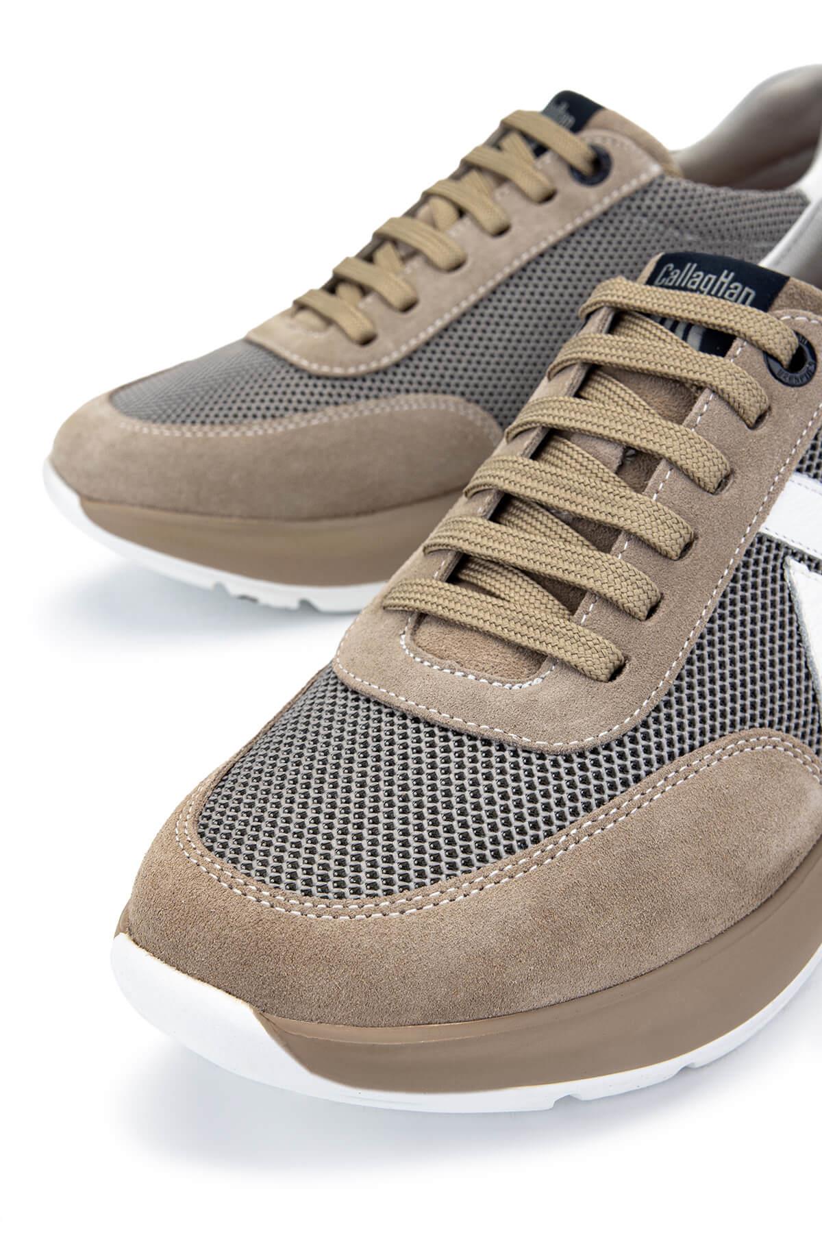 CALLAGHAN Erkek Deri & Tekstil Bej Sneakers & Spor Ayakkabı