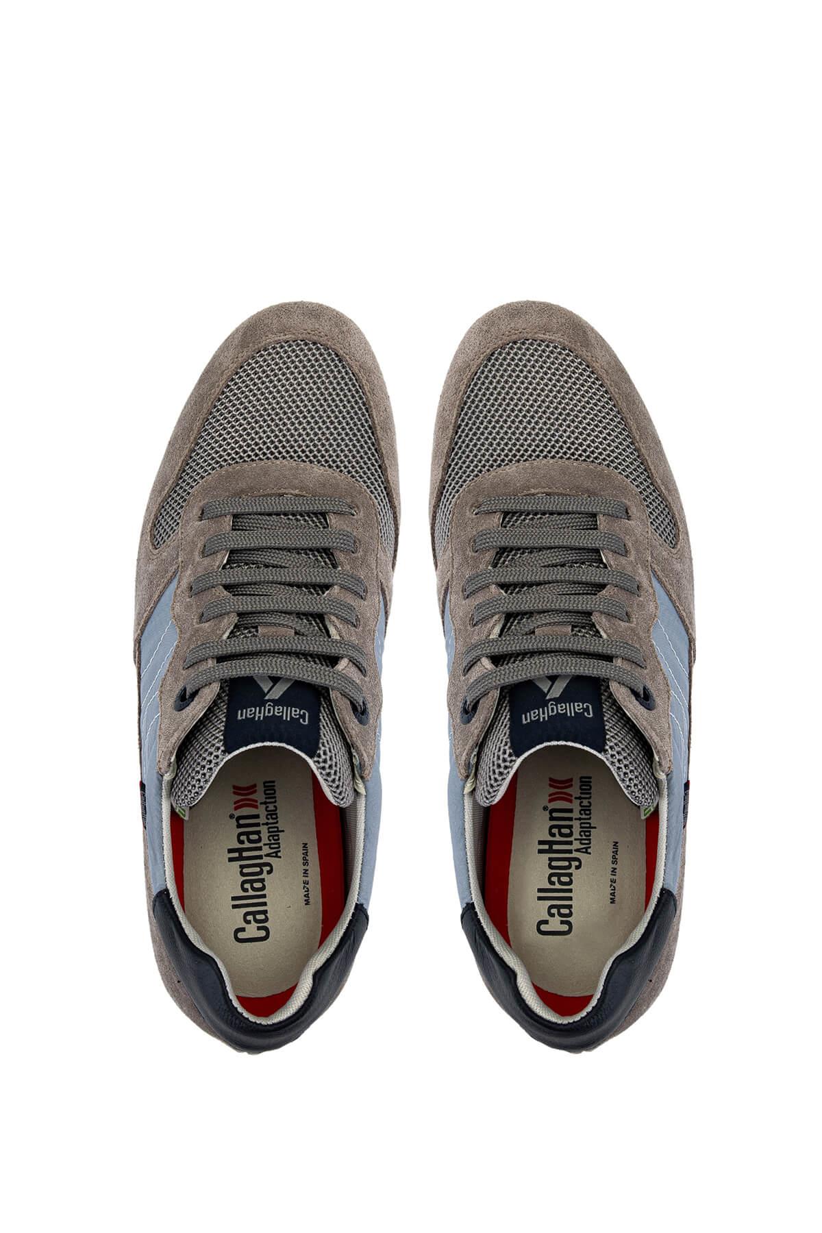 CALLAGHAN Erkek Deri & Tekstil Gri Sneakers & Spor Ayakkabı
