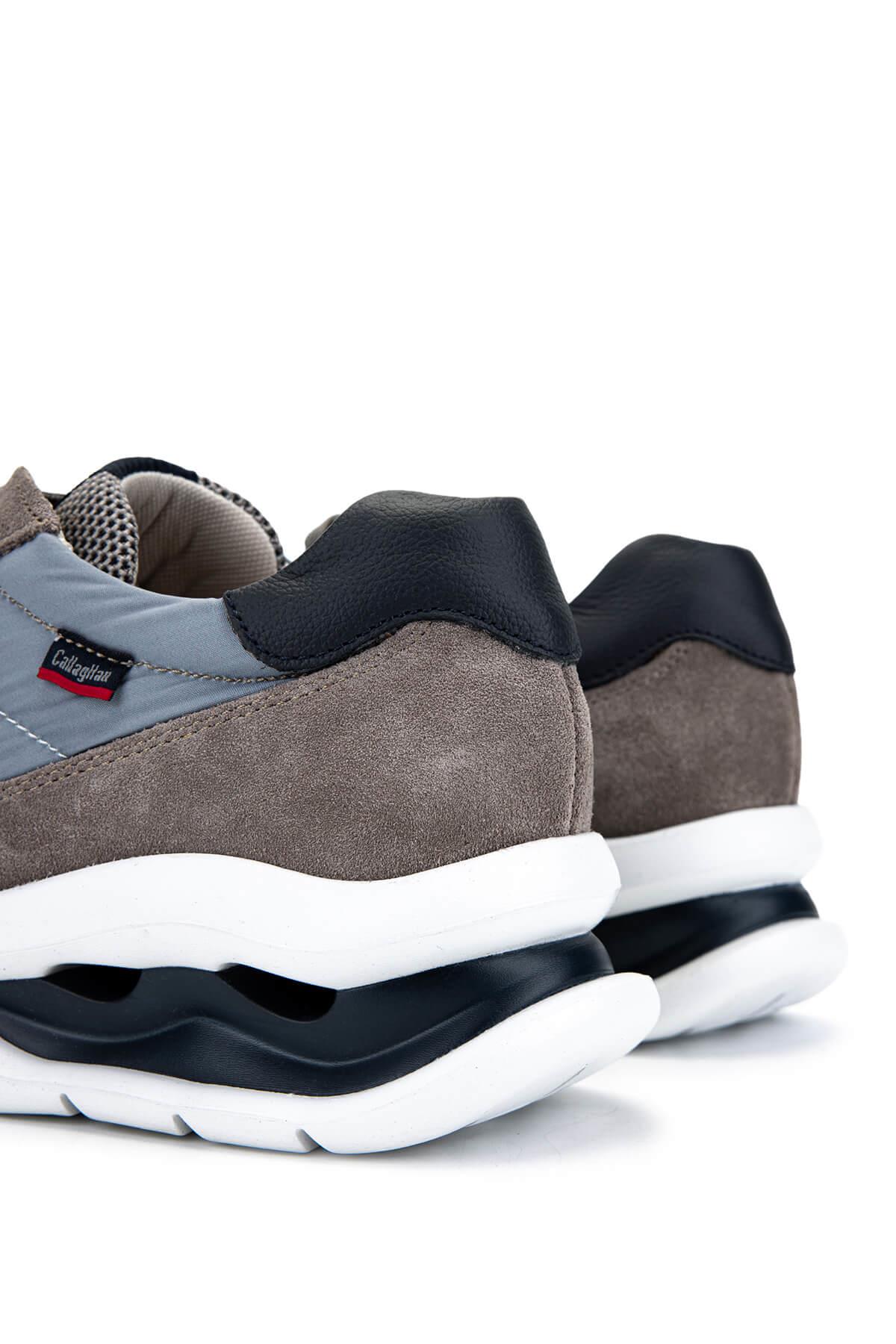 CALLAGHAN Erkek Deri & Tekstil Gri Sneakers & Spor Ayakkabı
